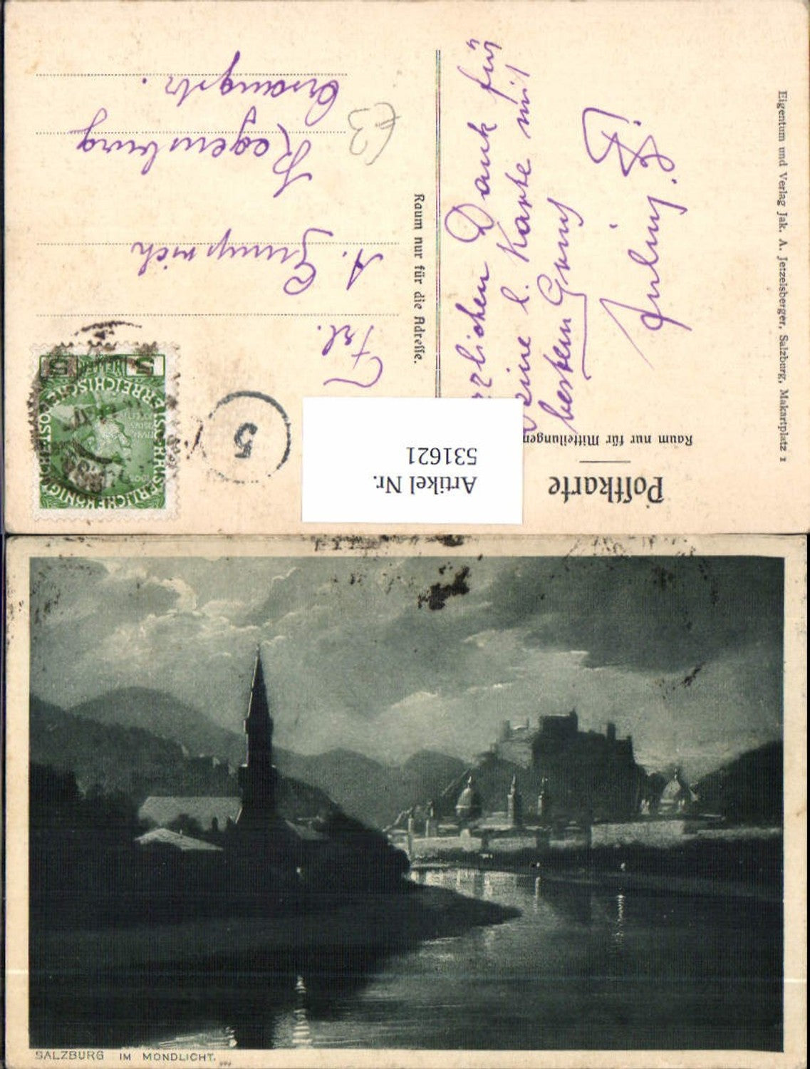 531621,Salzburg Stadt im Mondlicht pub Jetzelsberger