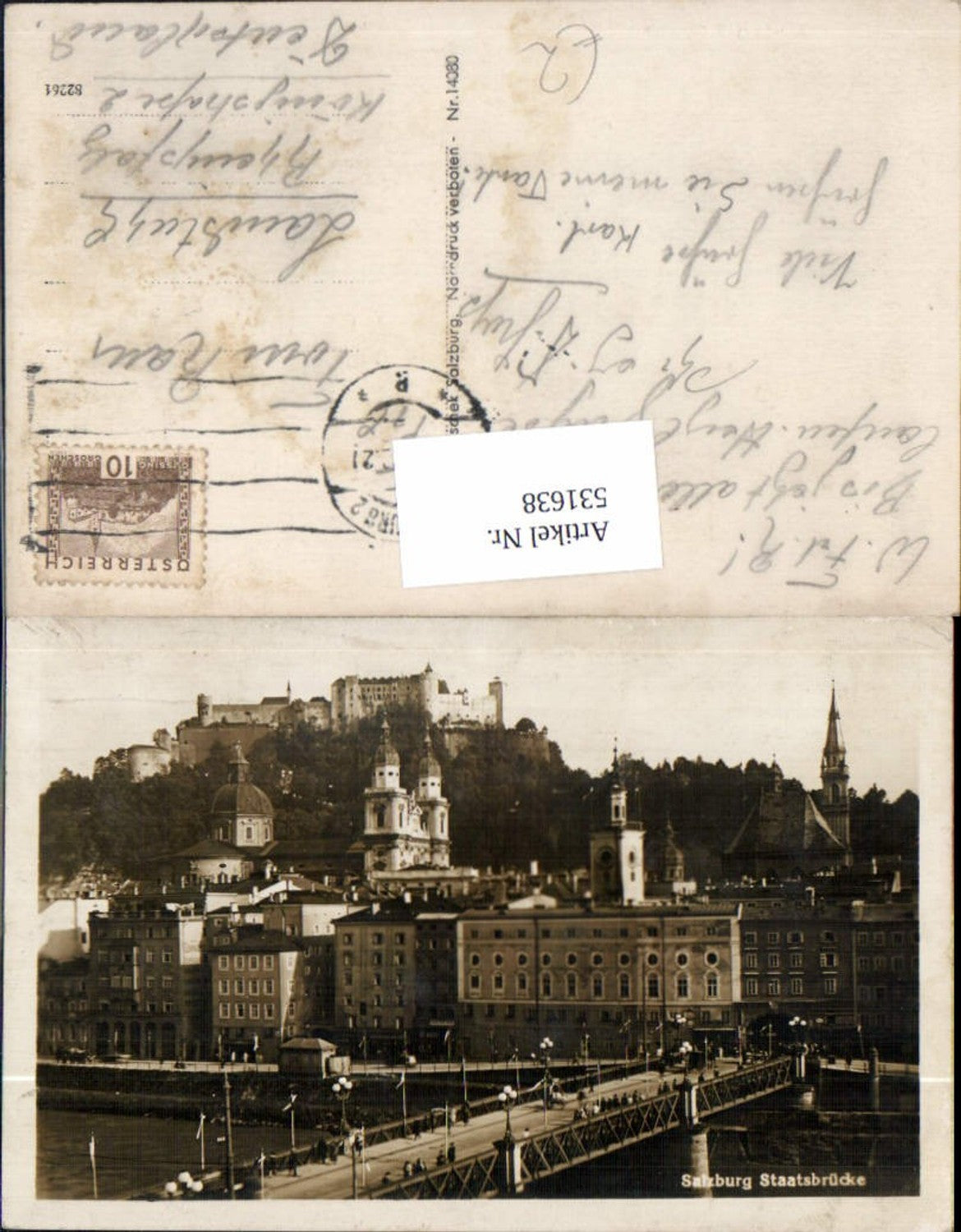 531638,Salzburg Stadt Staatsbrücke Brücke
