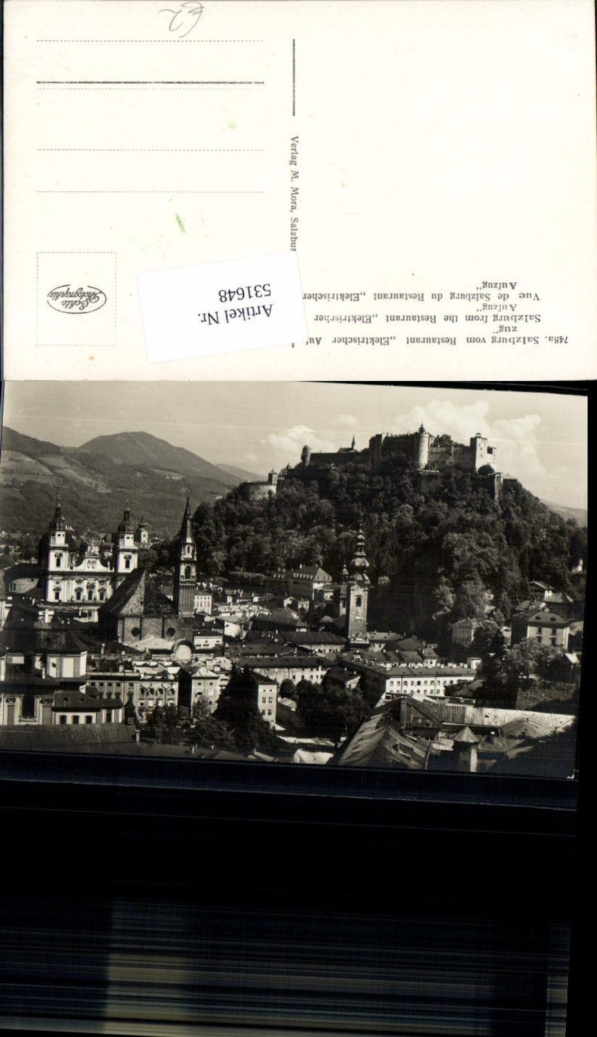 531648,Salzburg Stadt vom Restaurant Elektrischer Aufzug pub Mora 748a
