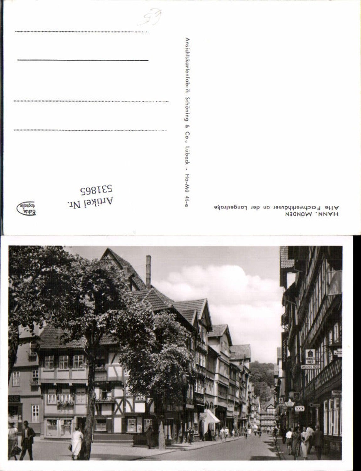 531865,Hann. Münden Lk Göttingen Straßenpartie