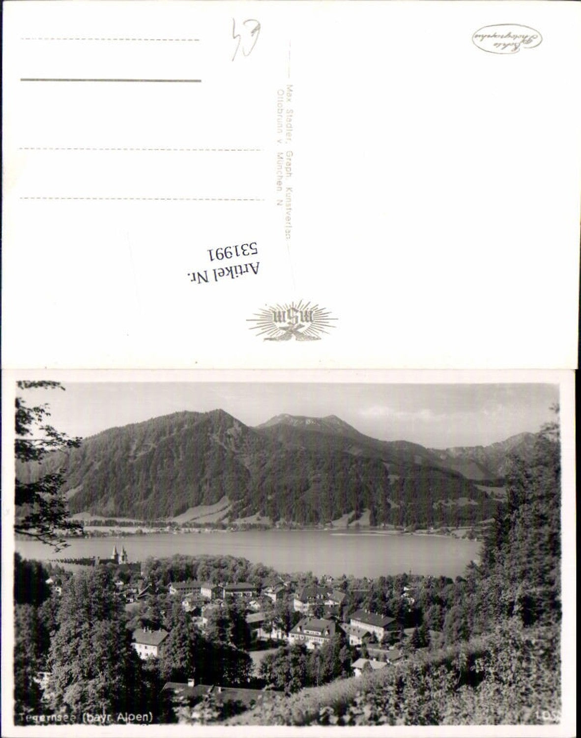 531991,Tegernsee Rottach Egern Teilansicht