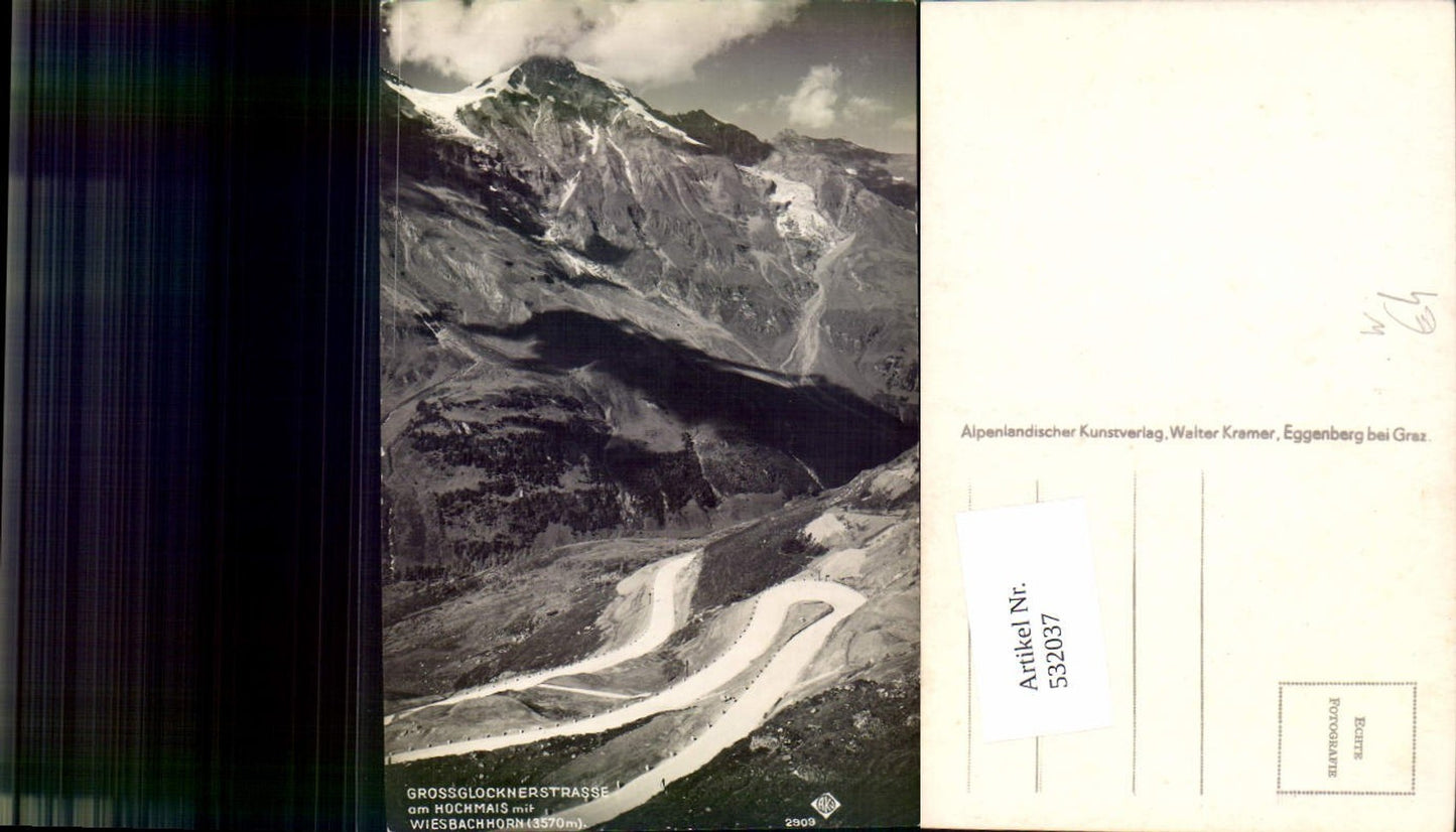 532037,Foto-AK Grossglockner Hochalpenstrasse Heiligenblut Hochmais