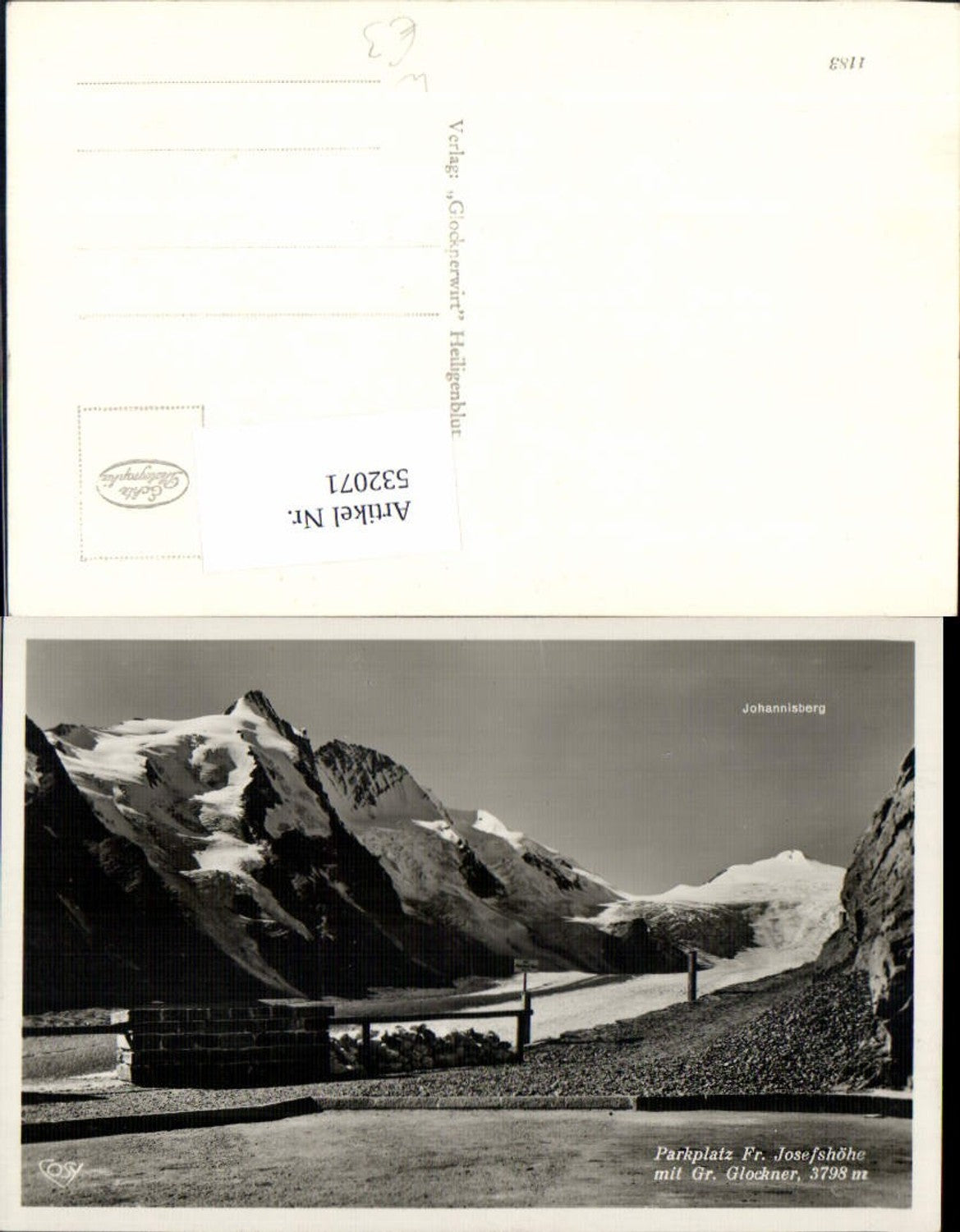 532071,Grossglockner Hochalpenstrasse Heiligenblut Parkplatz Josefshöhe
