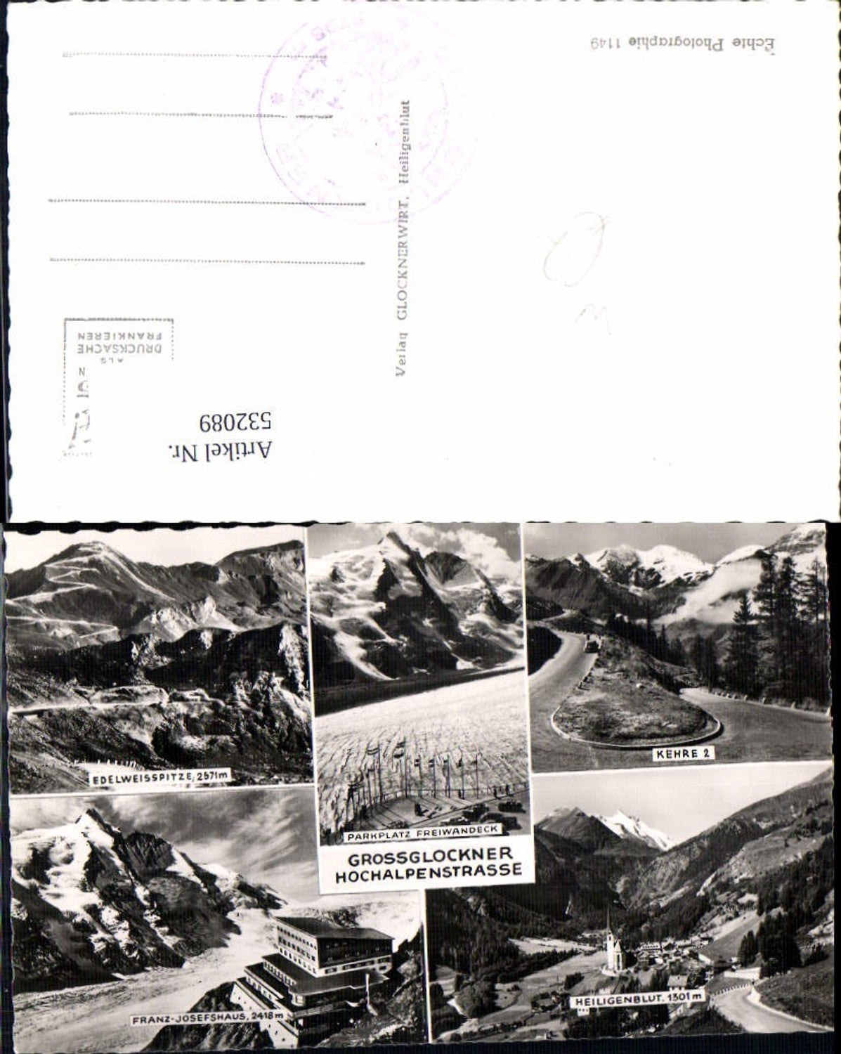 532089,Grossglockner Hochalpenstrasse Heiligenblut Kehre Mehrbild