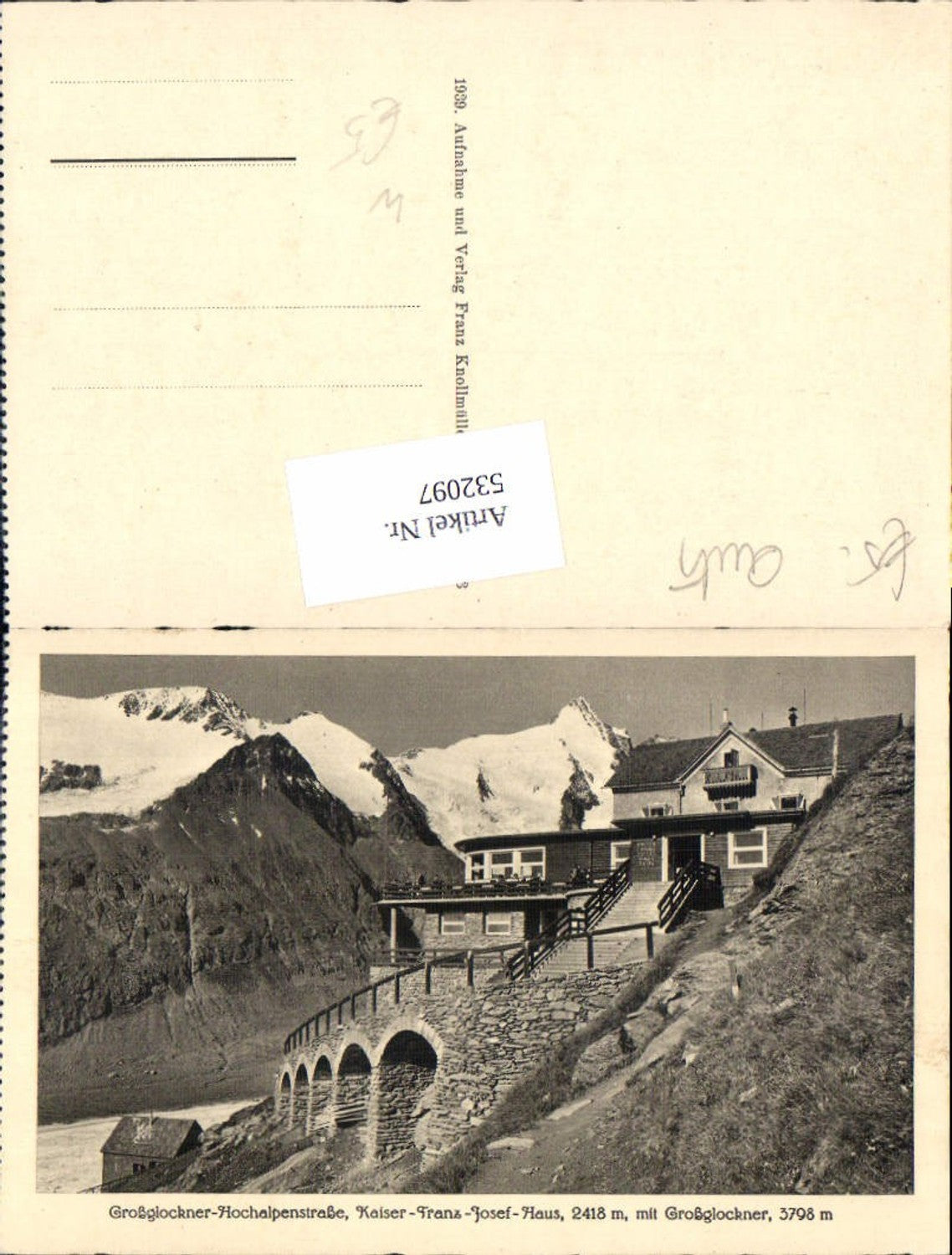 532097,Grossglockner Hochalpenstrasse Heiligenblut Franz Josef haus