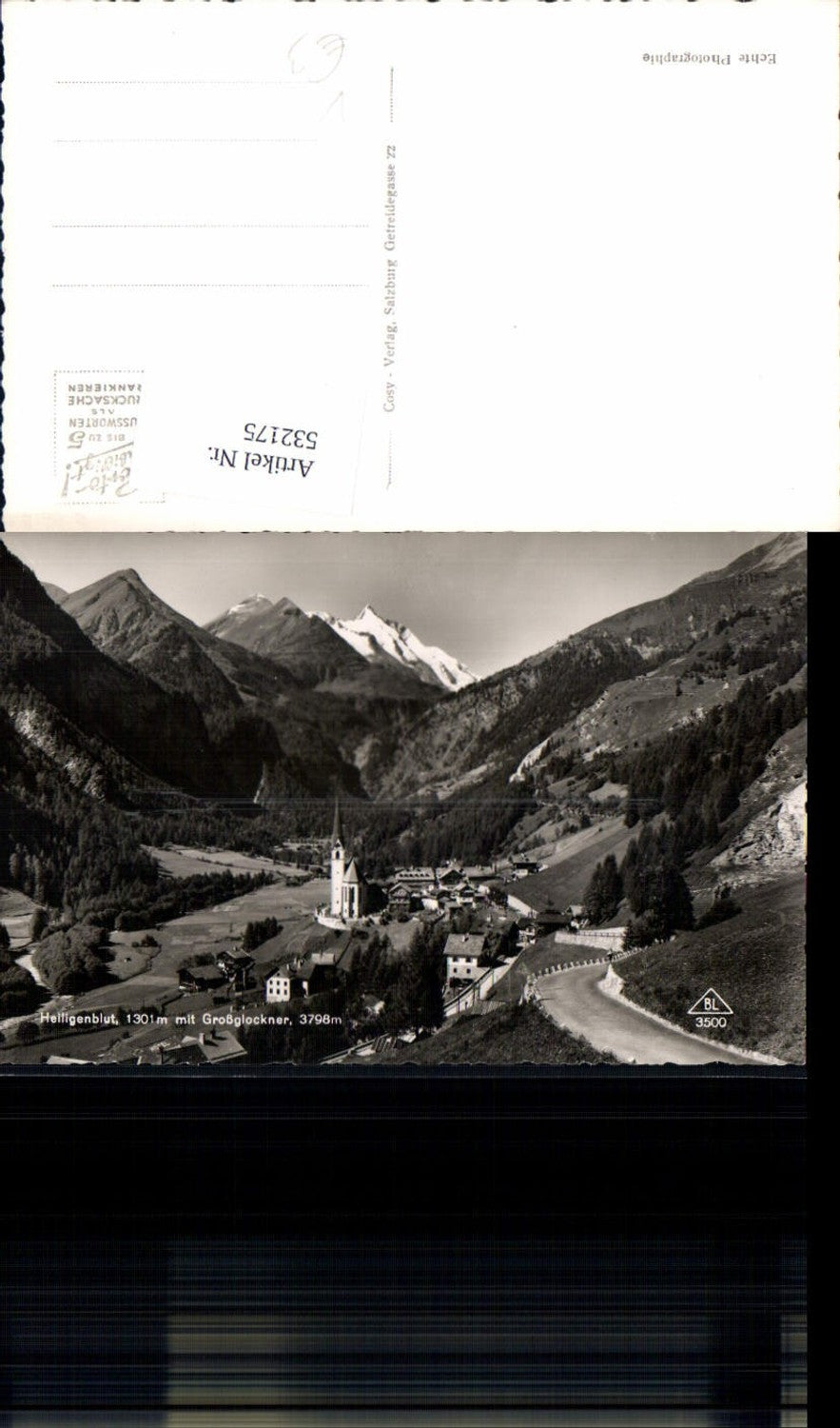 532175,Heiligenblut am Grossglockner pub Lenz 3500