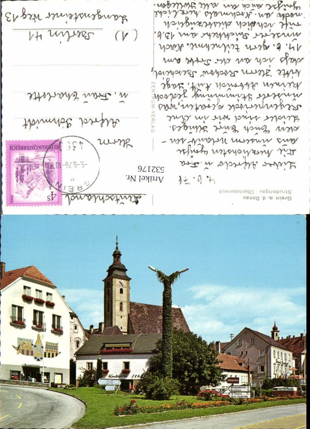 532176,Grein an der Donau Schörgi Konditorei 1976 Vw Bully