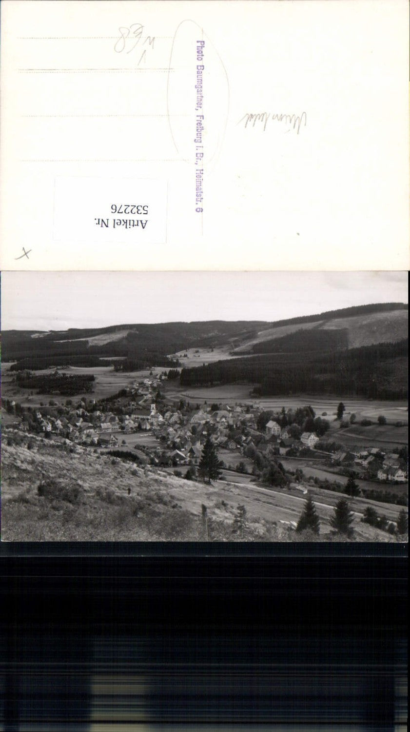 532276,Photograph E. Baumgartner Freiburg im Breisgau Umgebung Foto-AK