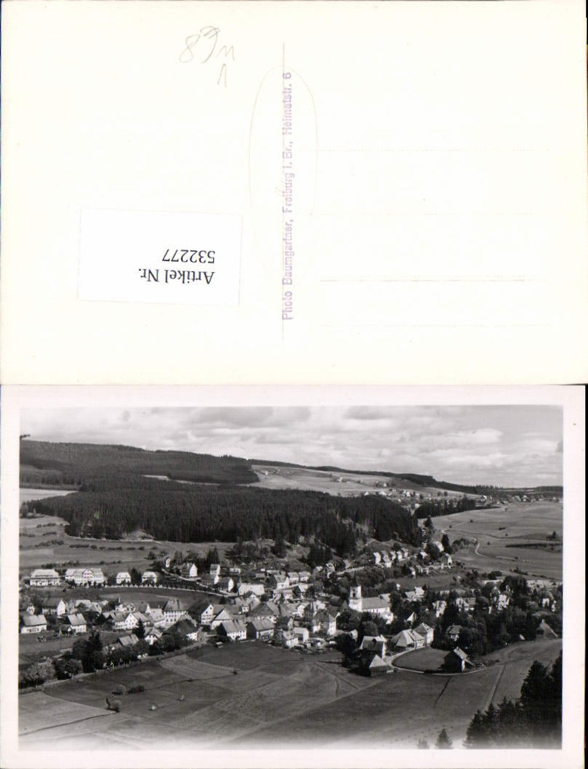532277,Photograph E. Baumgartner Freiburg im Breisgau Umgebung Foto-AK