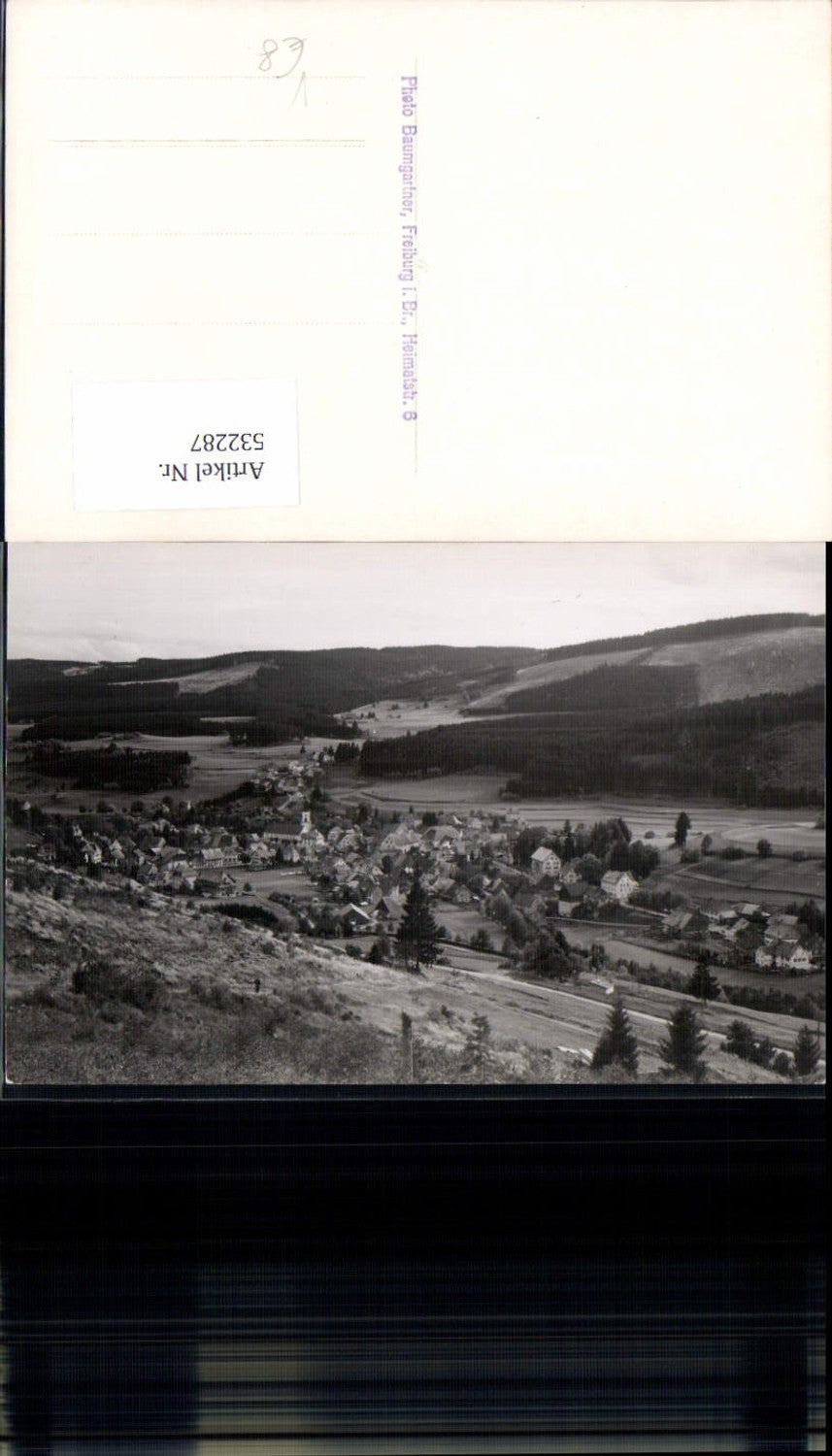 532287,Photograph E. Baumgartner Freiburg im Breisgau Umgebung Foto-AK
