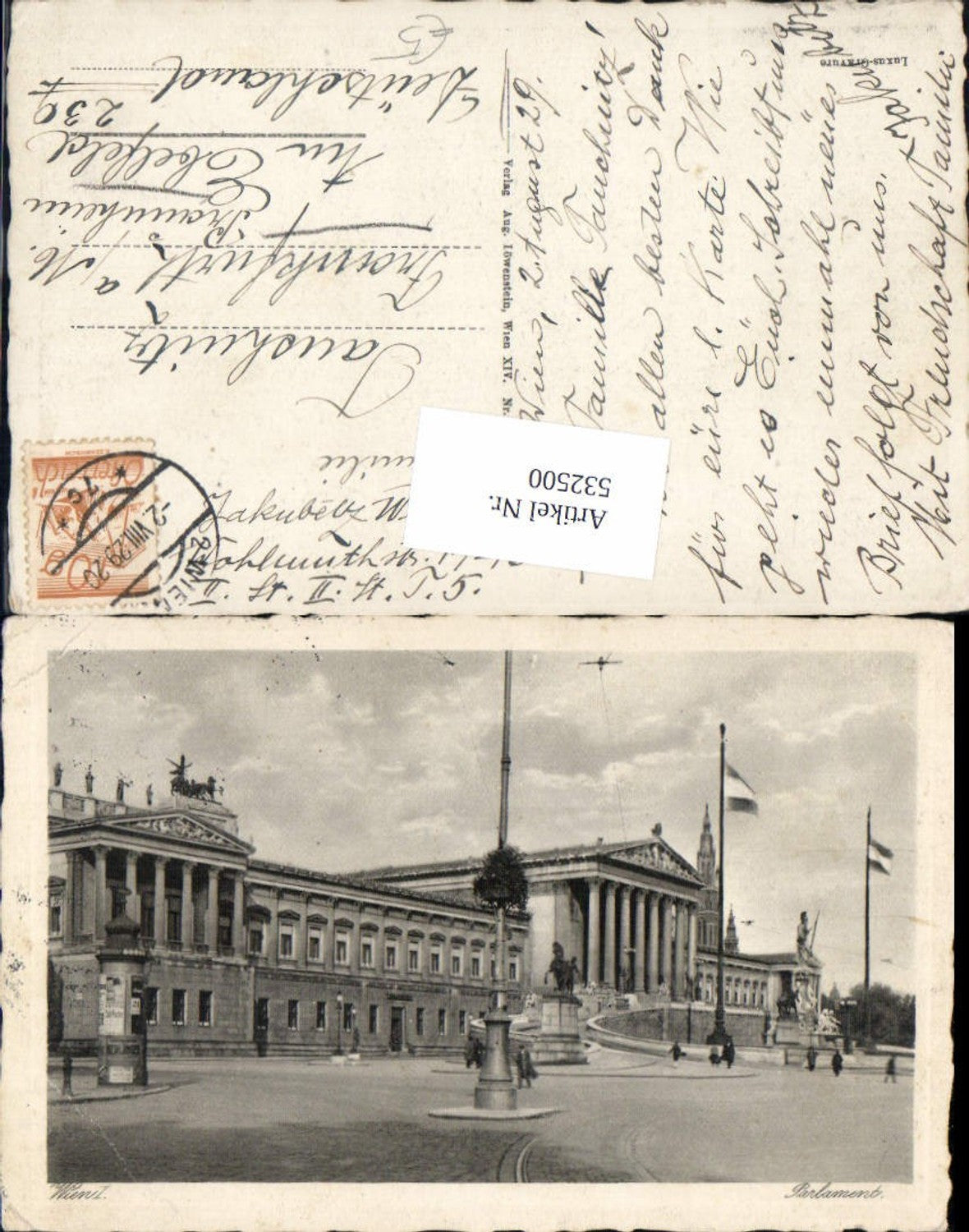 Alte Ansichtskarte – Old Postcard