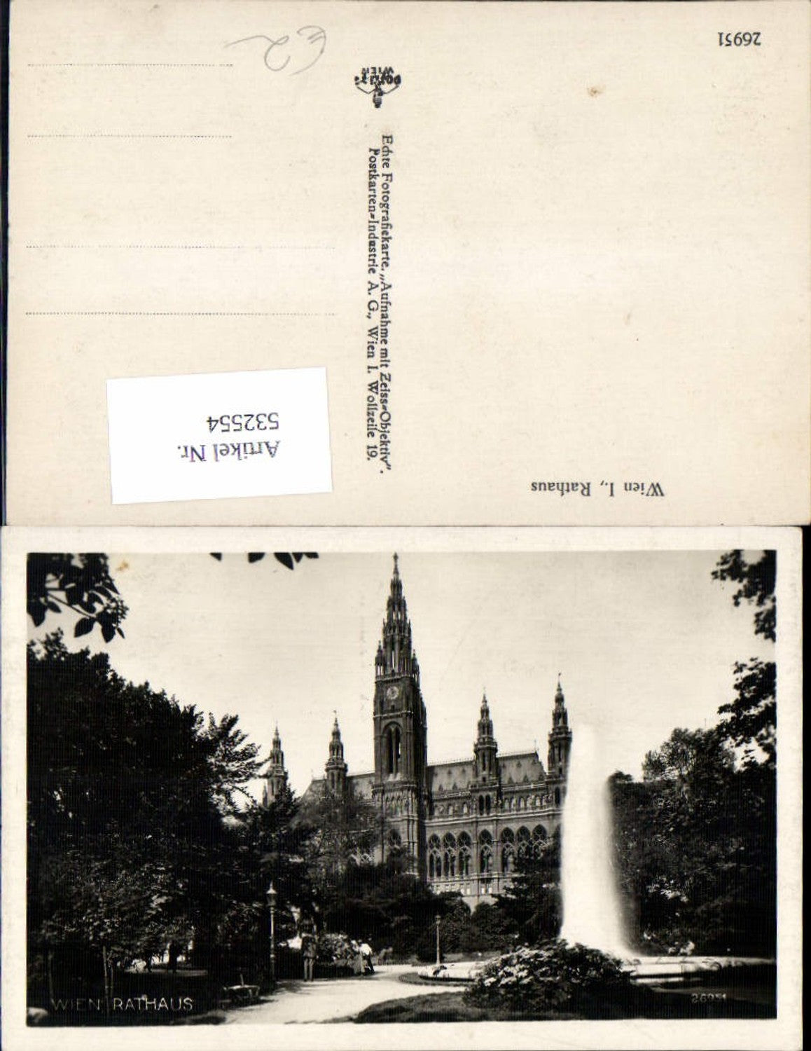 Alte Ansichtskarte – Old Postcard