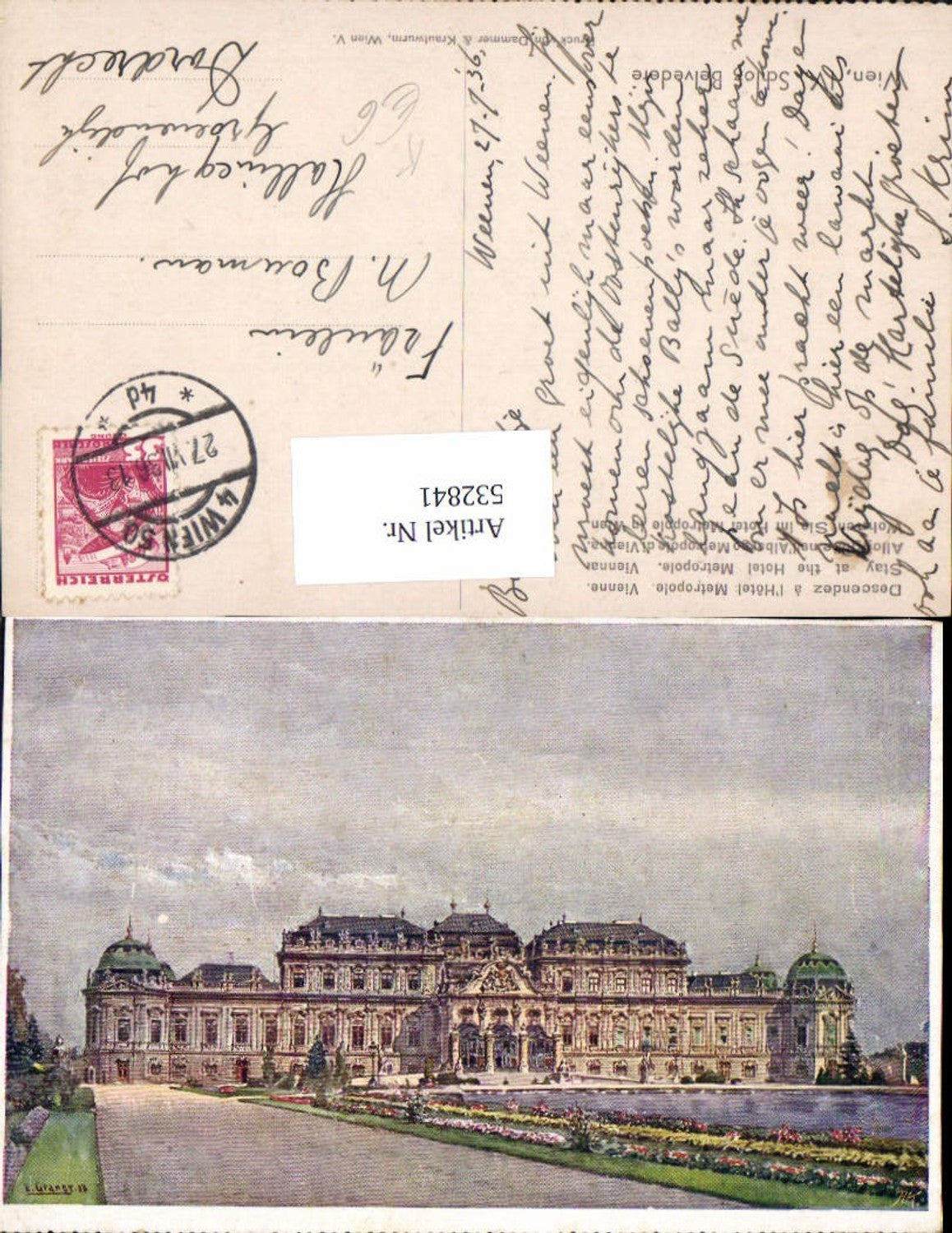 Alte Ansichtskarte – Old Postcard
