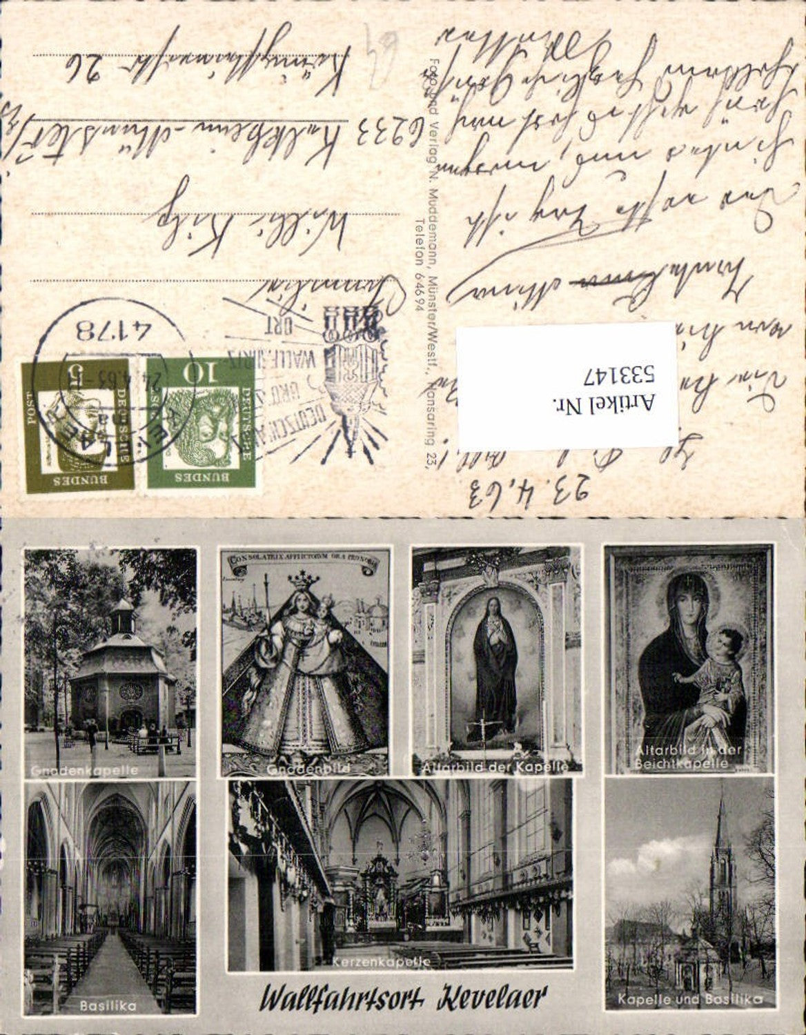 533147,Kevelaer am Niederrhein Gnadenbild