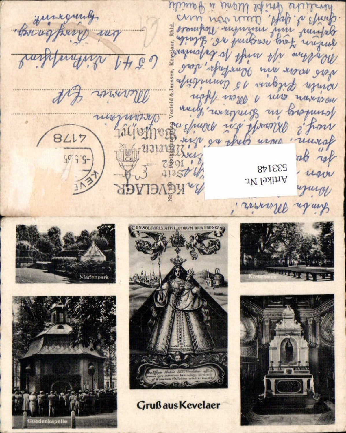 533148,Kevelaer am Niederrhein Gnadenbild