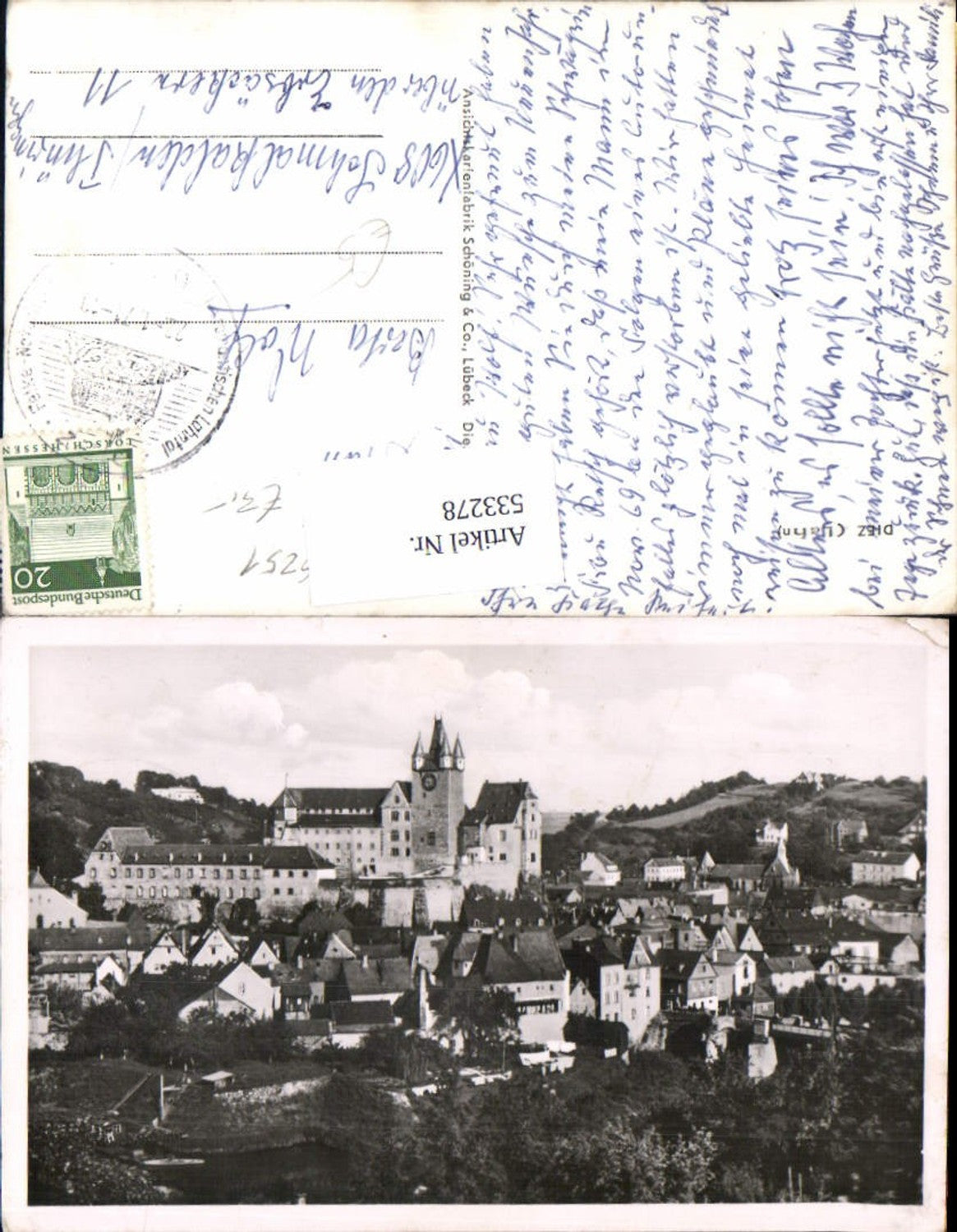 533278, Diez, Ortschaftsbild Residenzstadt an der Lahn,