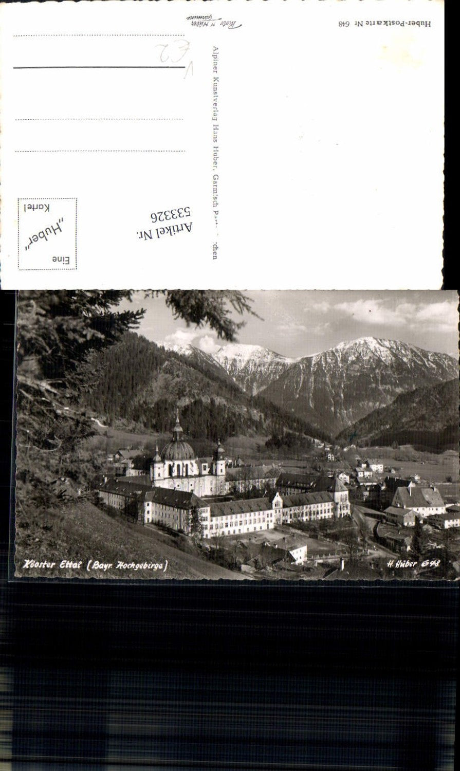 533326, Kloster Ettal (Bayr. Hochgebierge), alpiner Kunstverlag Hans Huber