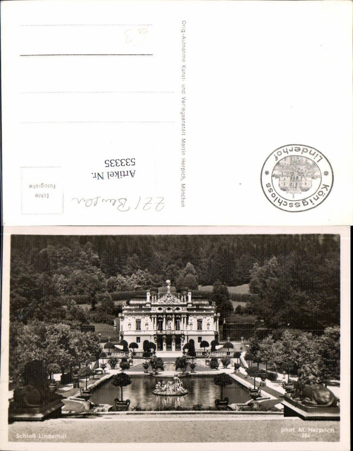 533335, Schloß Linderhof, Ettal,