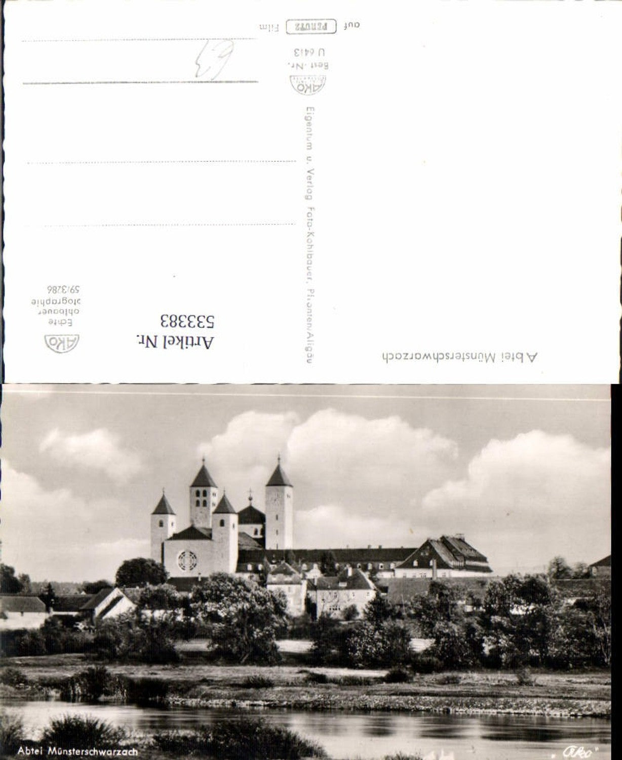 533383, Münsterschwarzach Abbey