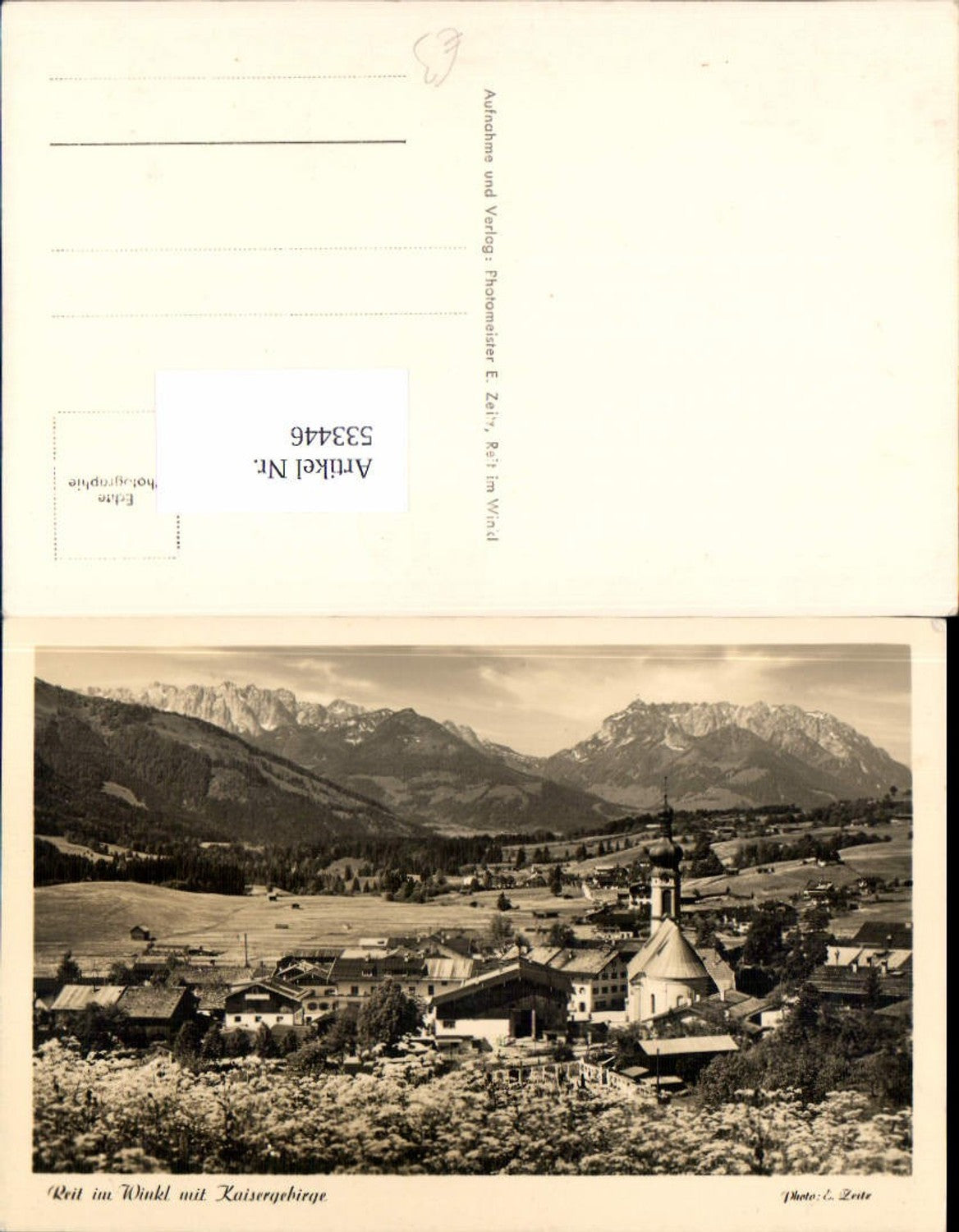 533446, Reit im Winkl with Kaiser Mountains