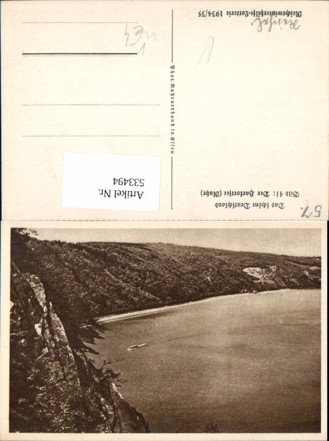 533494, Das schöne Deuschland Bild 41 Der Harktortsee Ruhr, Ruhrverband in