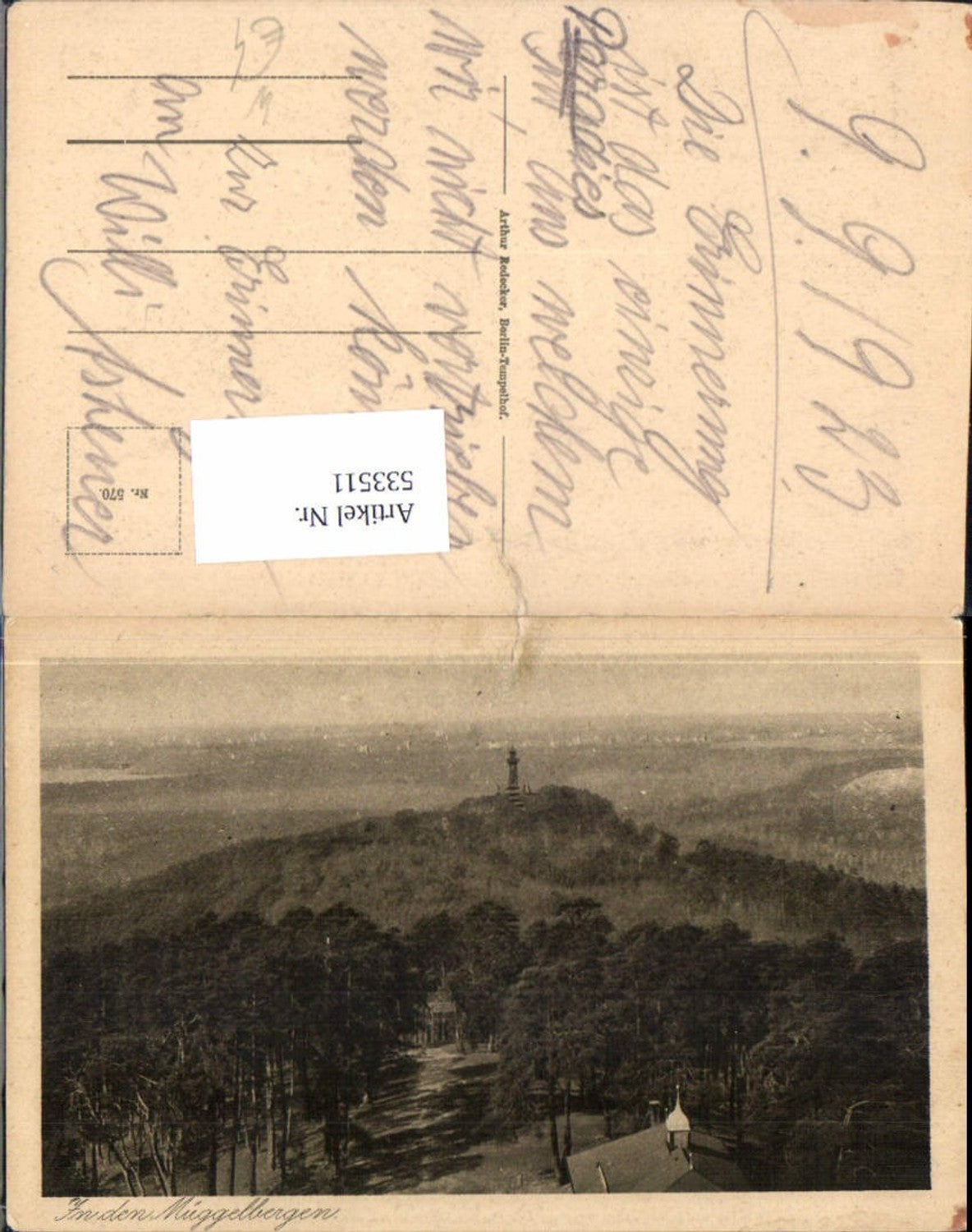 533511,Berlin In den Müggelbergen,