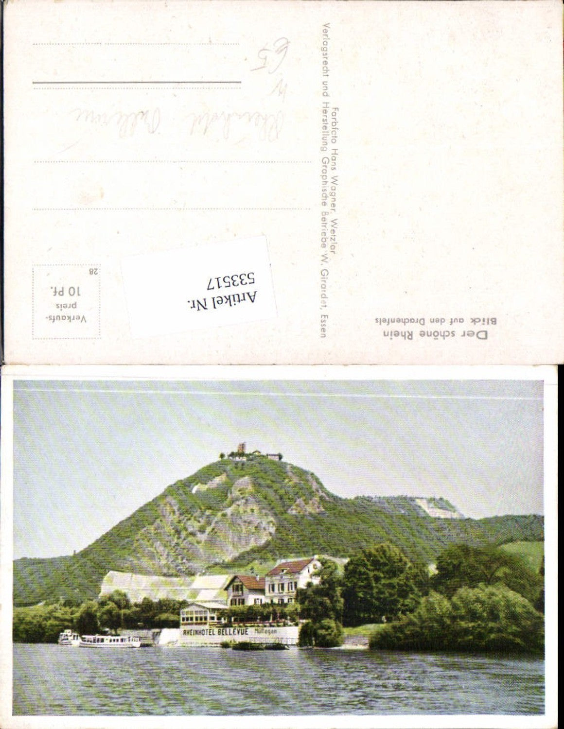 533517, Der schöne Rhein, Blick auf den Drachenfels,