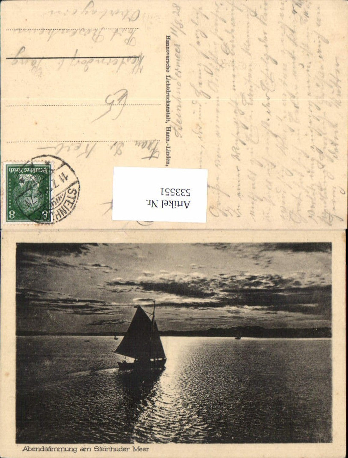 533551, Abendstimmung am Steinhuder Meer Steinhude