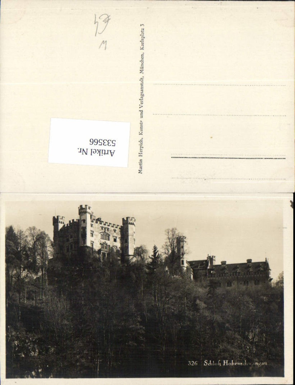 533565, Hohenschwangau von der Jugend gesehen,