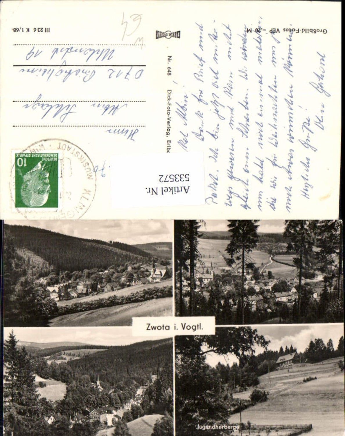 533572, Mehrbild AK, Zwota i. Vogl.