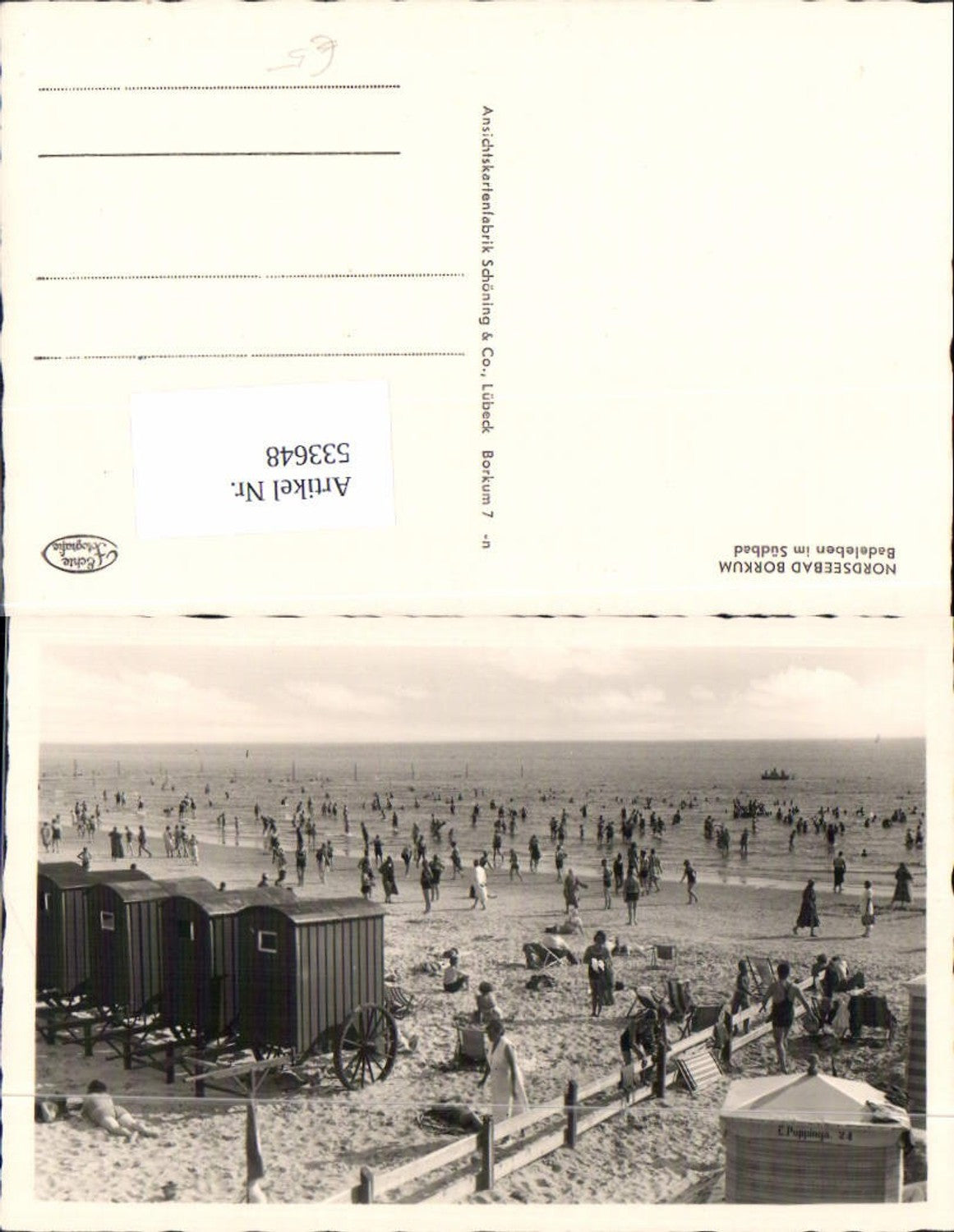 533648,Nordseebad Borkum Badeleben Strandleben Lk Leer