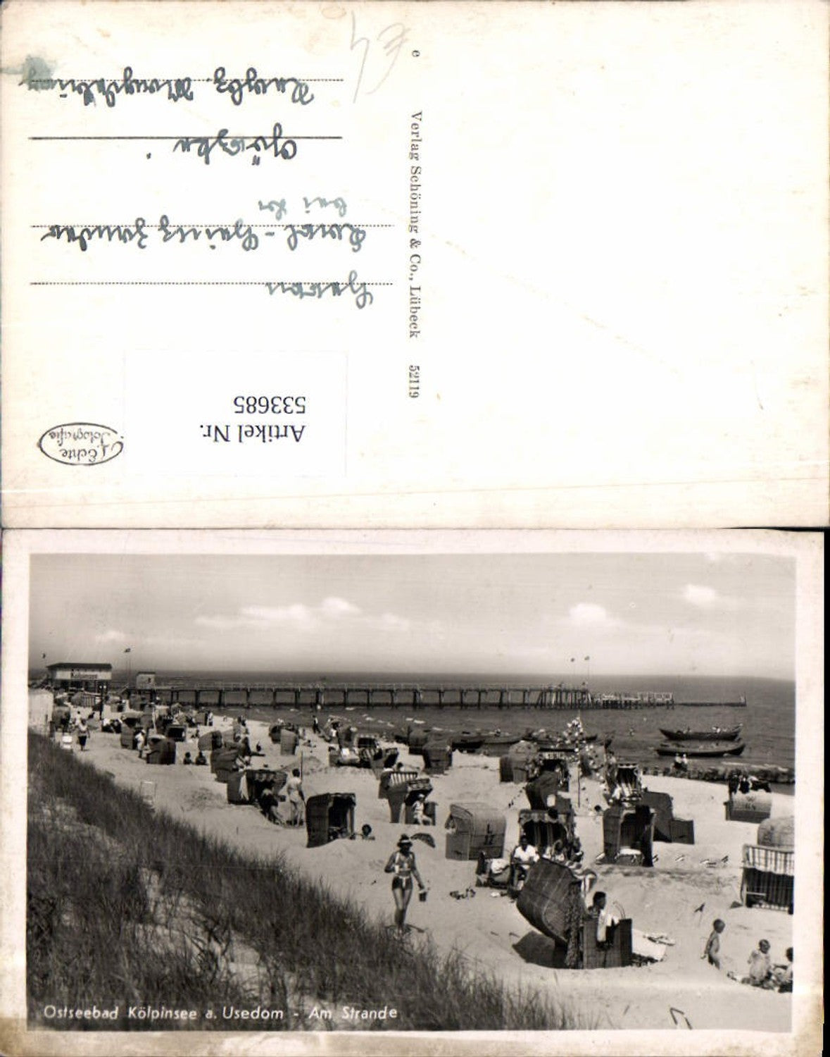 533685,Ostseebad Kölpinsee Usedom Strand Strandleben Loddin LK Vorpommern Greifswald