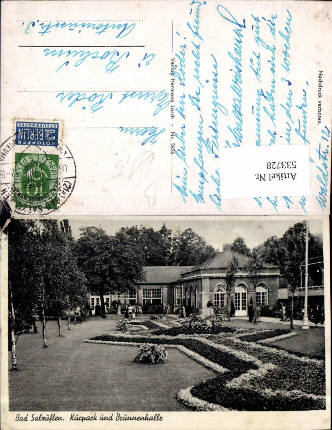 533728,Bad Salzuflen Kurpark Brunnenhalle LK Lippe Detmold