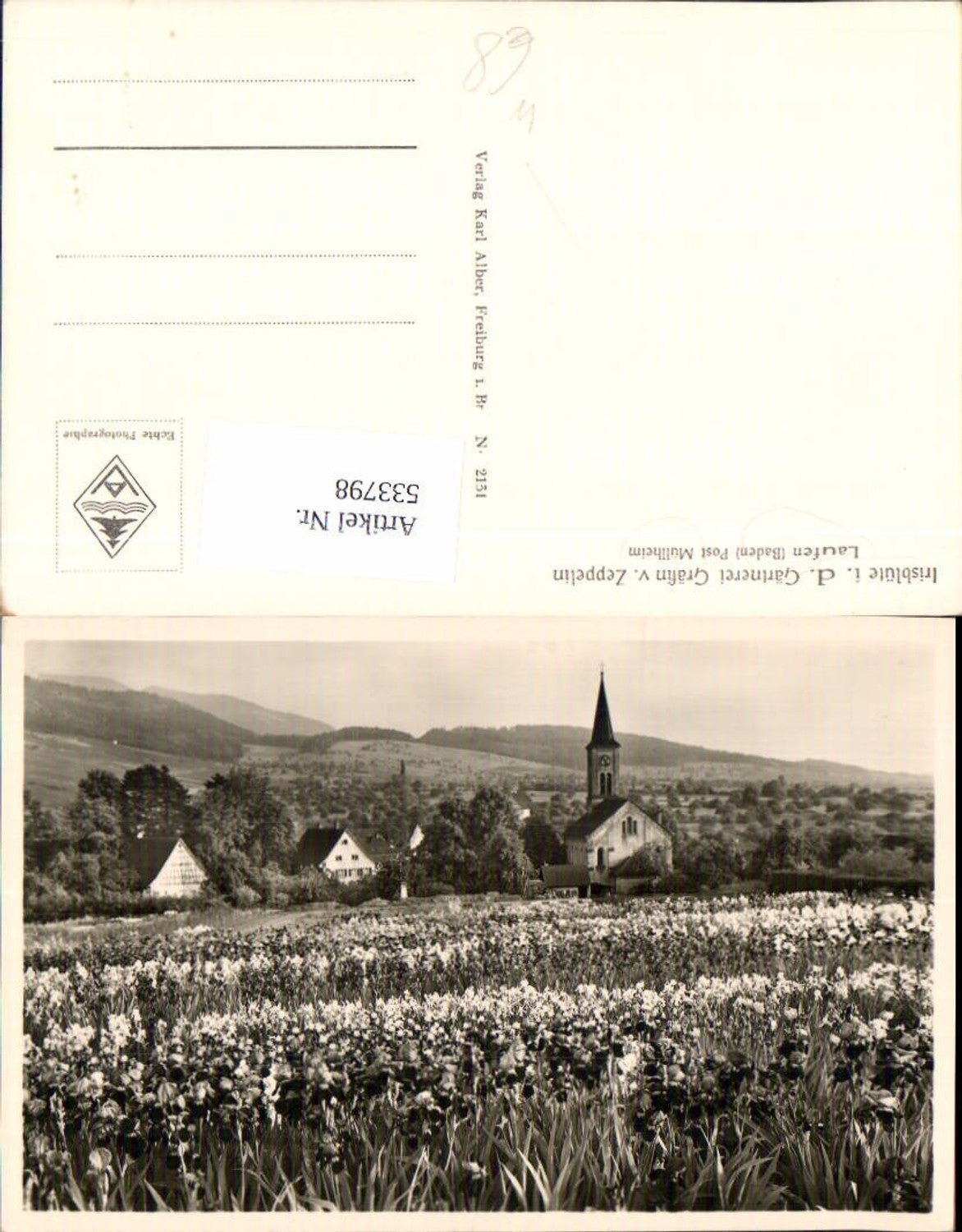 533798,tolle Foto-AK Laufen Baden b. Müllheim Sulzburg