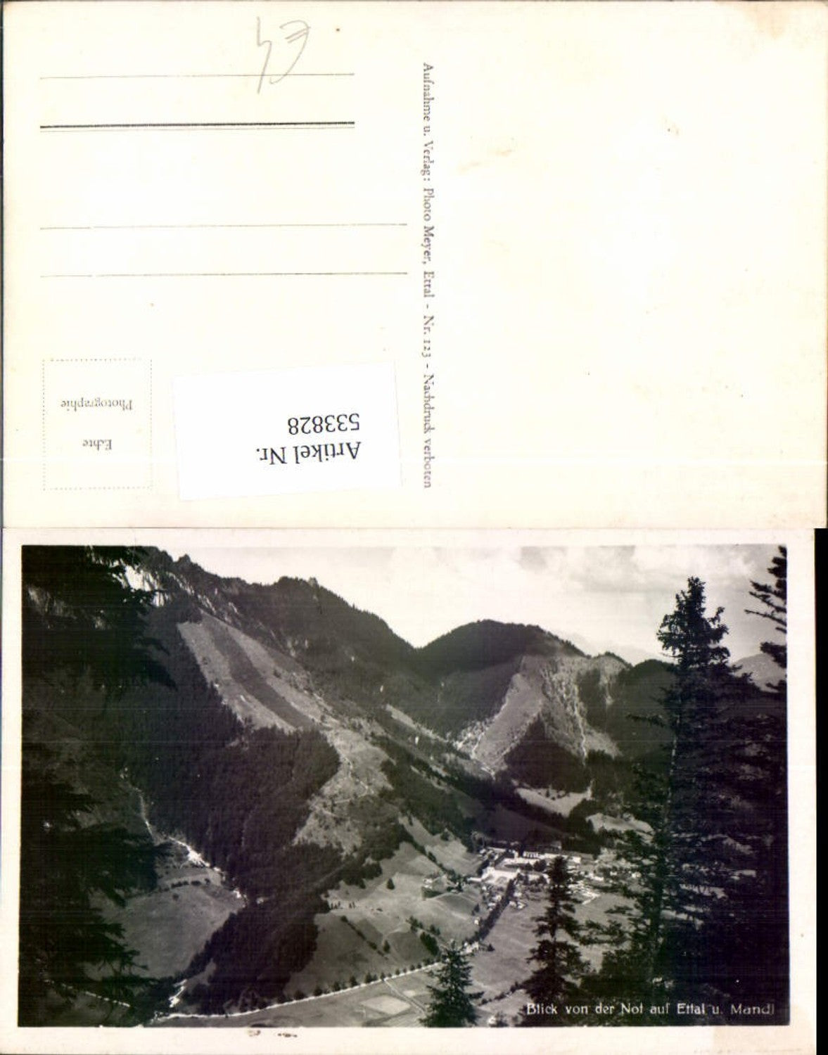 533828,Von der Not auf Ettal und Mandl