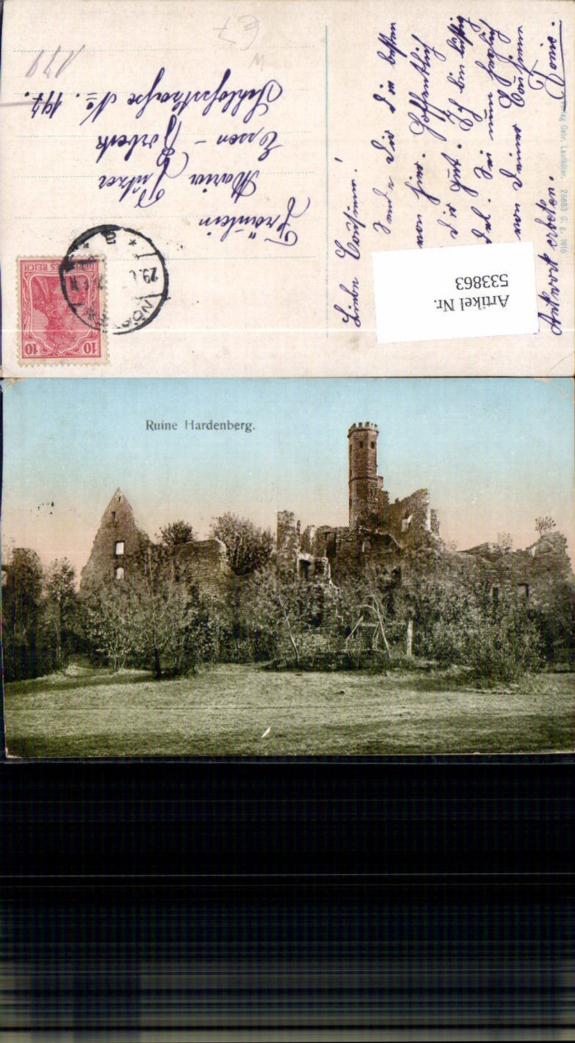 533863,Ruine Hardenberg bei Nörten Solling Boveden Göttngen LK Northeim