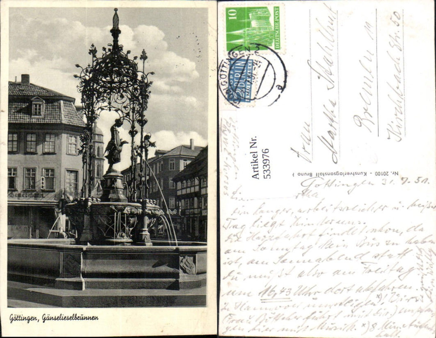 533976,Göttingen Gänsellieselbrunnen