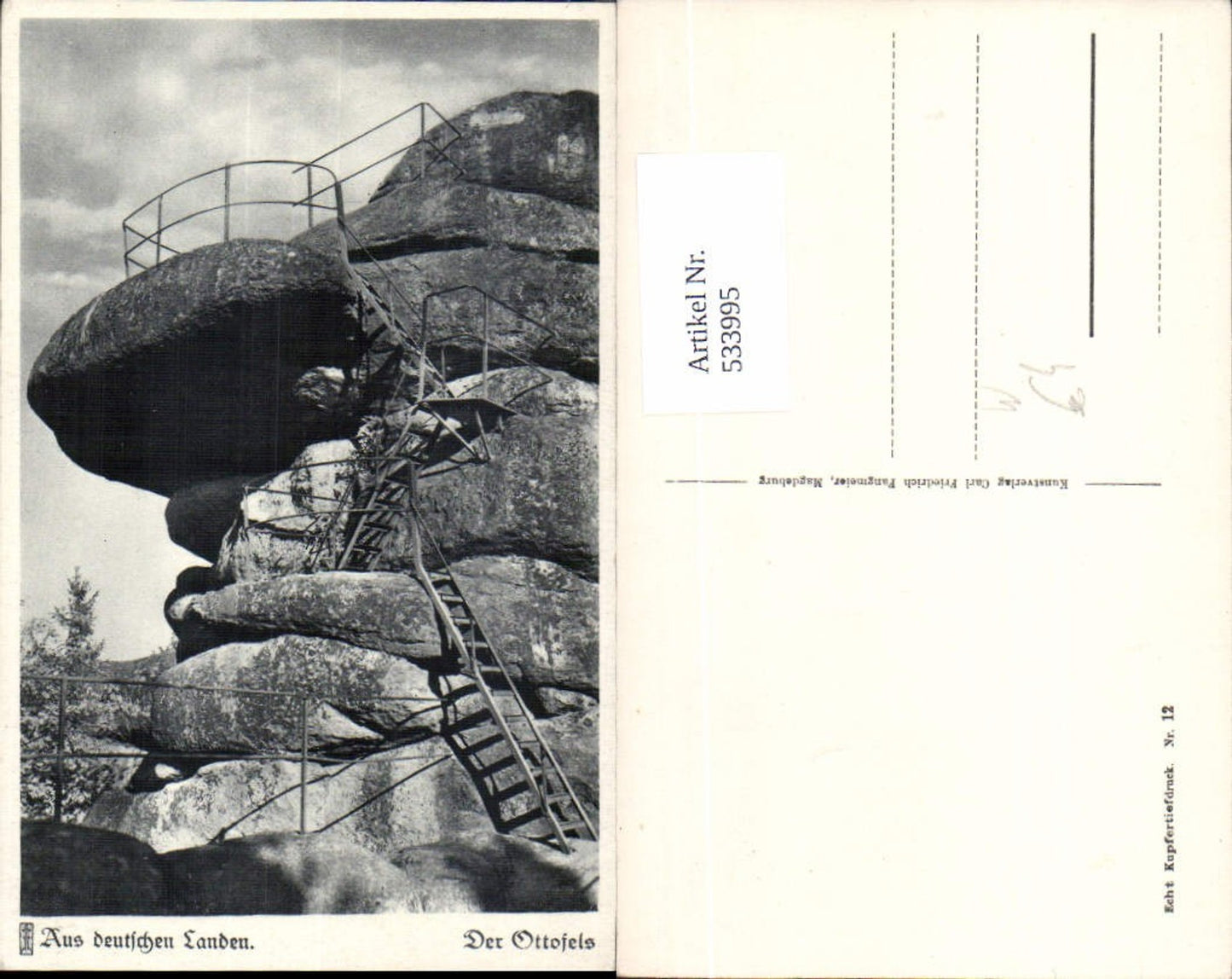 533995, Ottofels Leiter Stiege Hasserode Harz