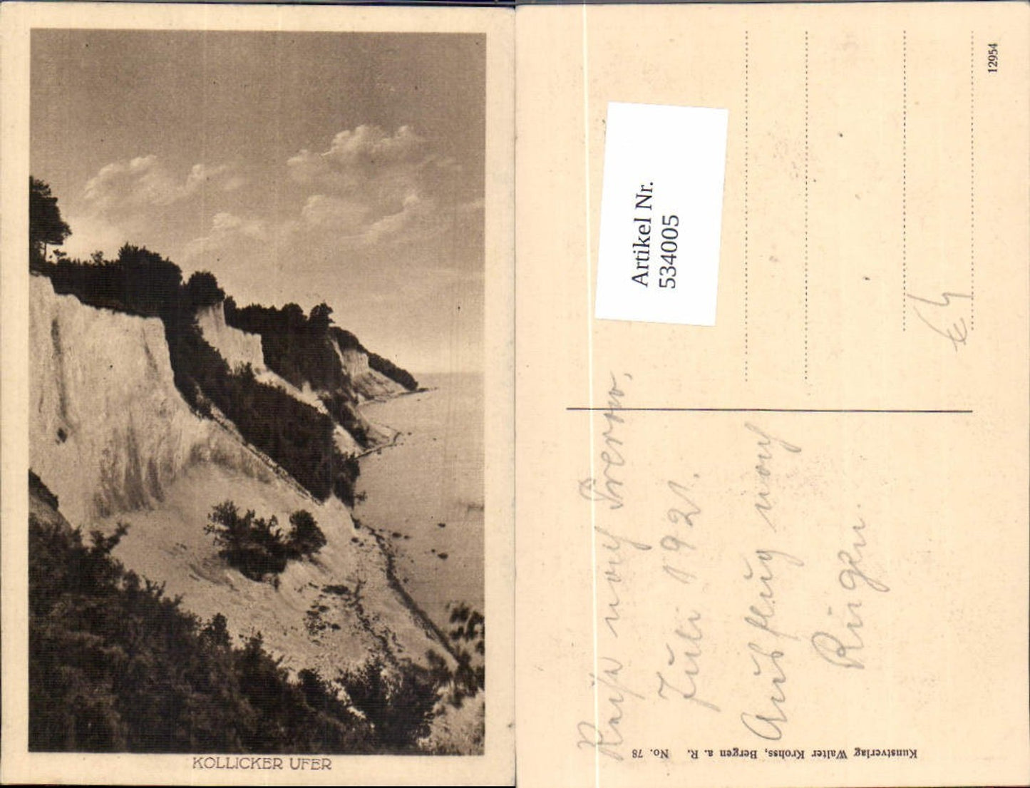 534005,Bergen auf Rügen Kollicker Ufer Stubbenkammer Sassnitz