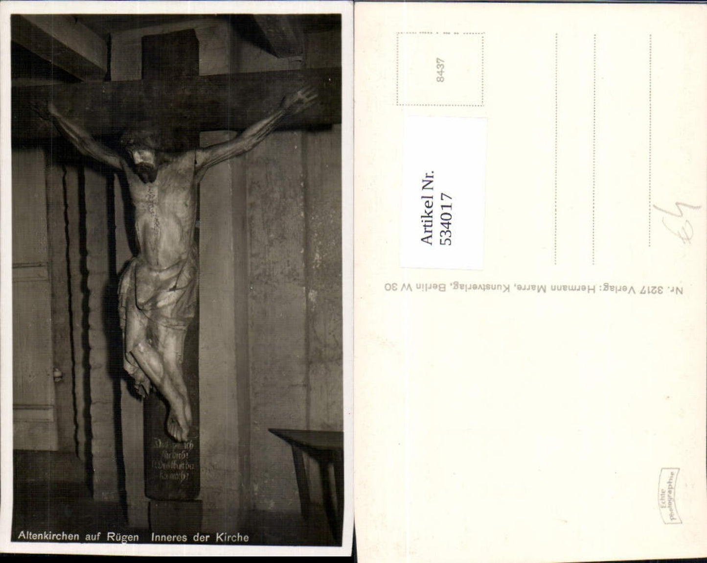 534017,Rügen Altenkirchen Jesus am Kreuz Kirche Wittow