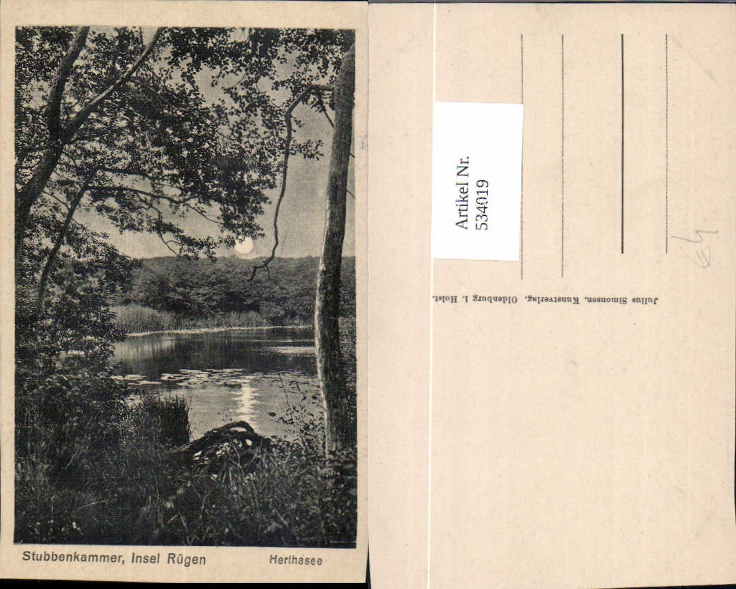 534019,Rügen Stubbenkammer Sassnitz Herthasee