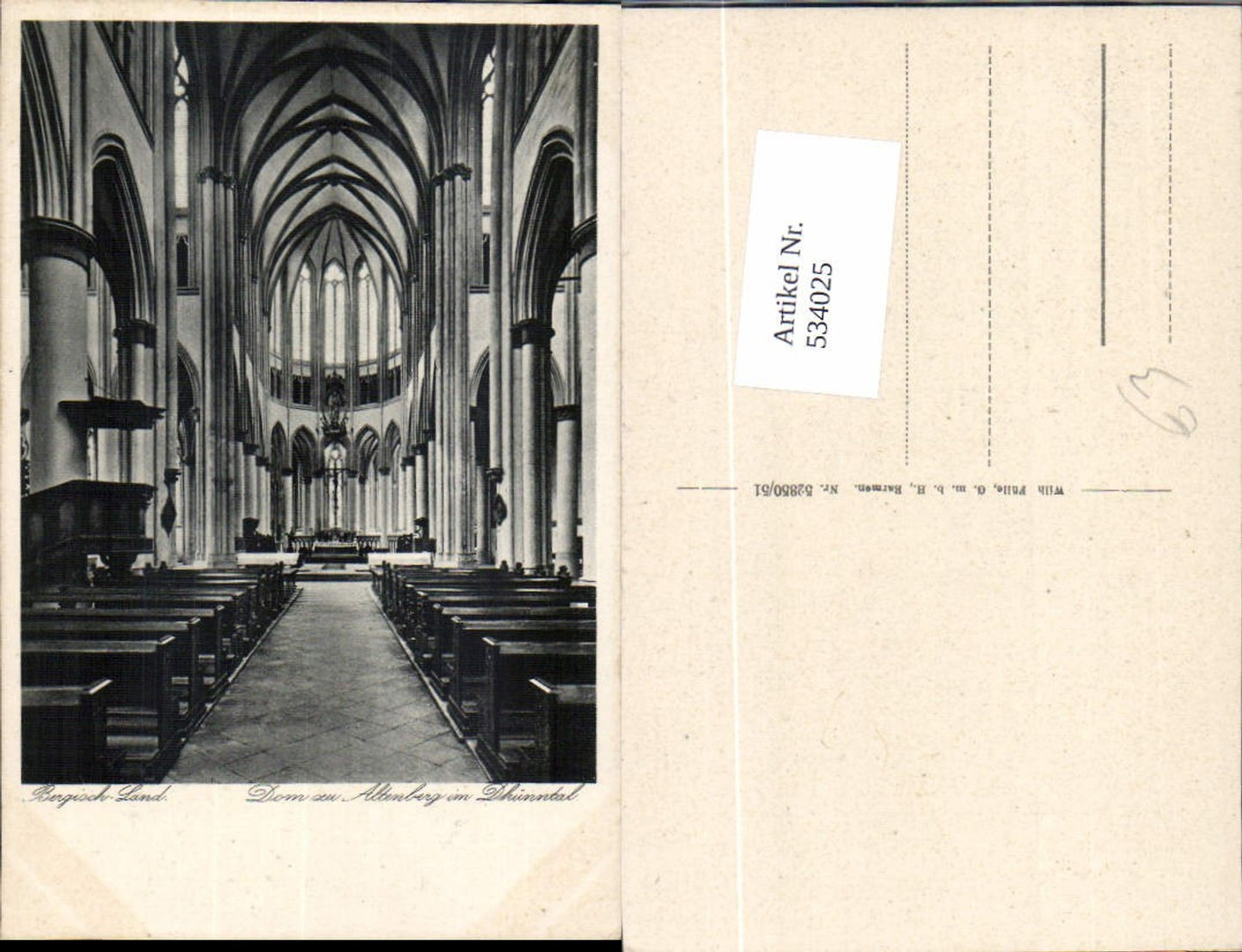 534025,Bergisch Land Altenberg Dom Odenthal