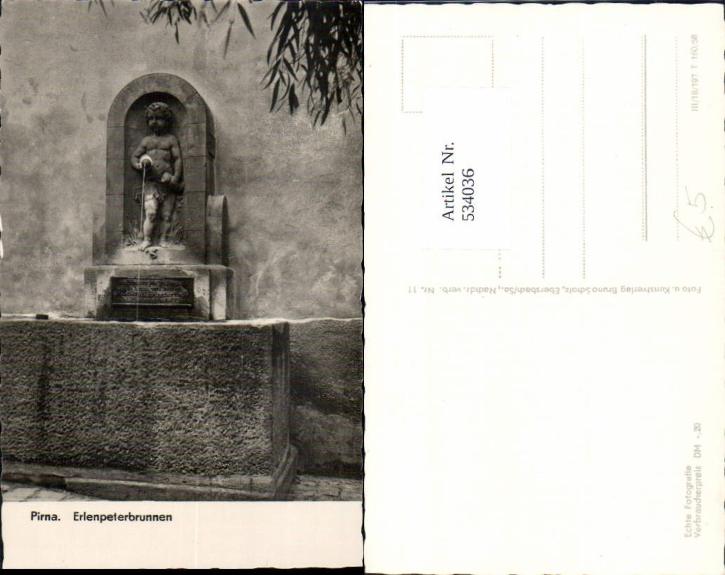 534036,Pirna Erlenpeterbrunnen Brunnen