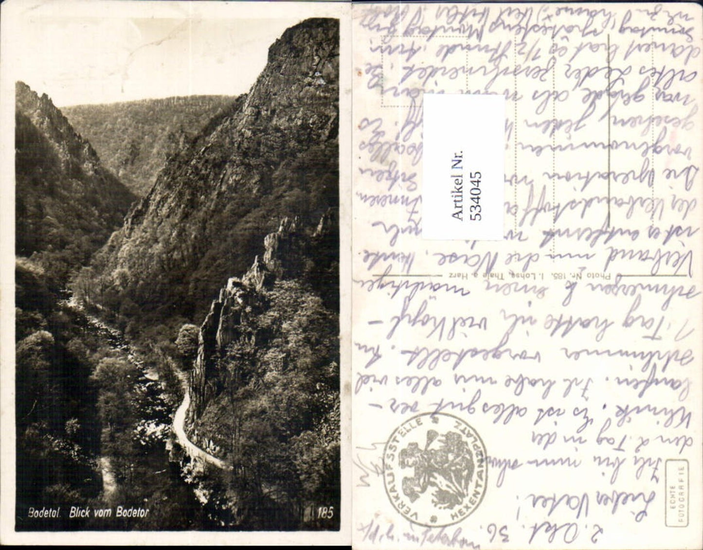 534045, Bodetal Thale Schandau Bode Treseburg