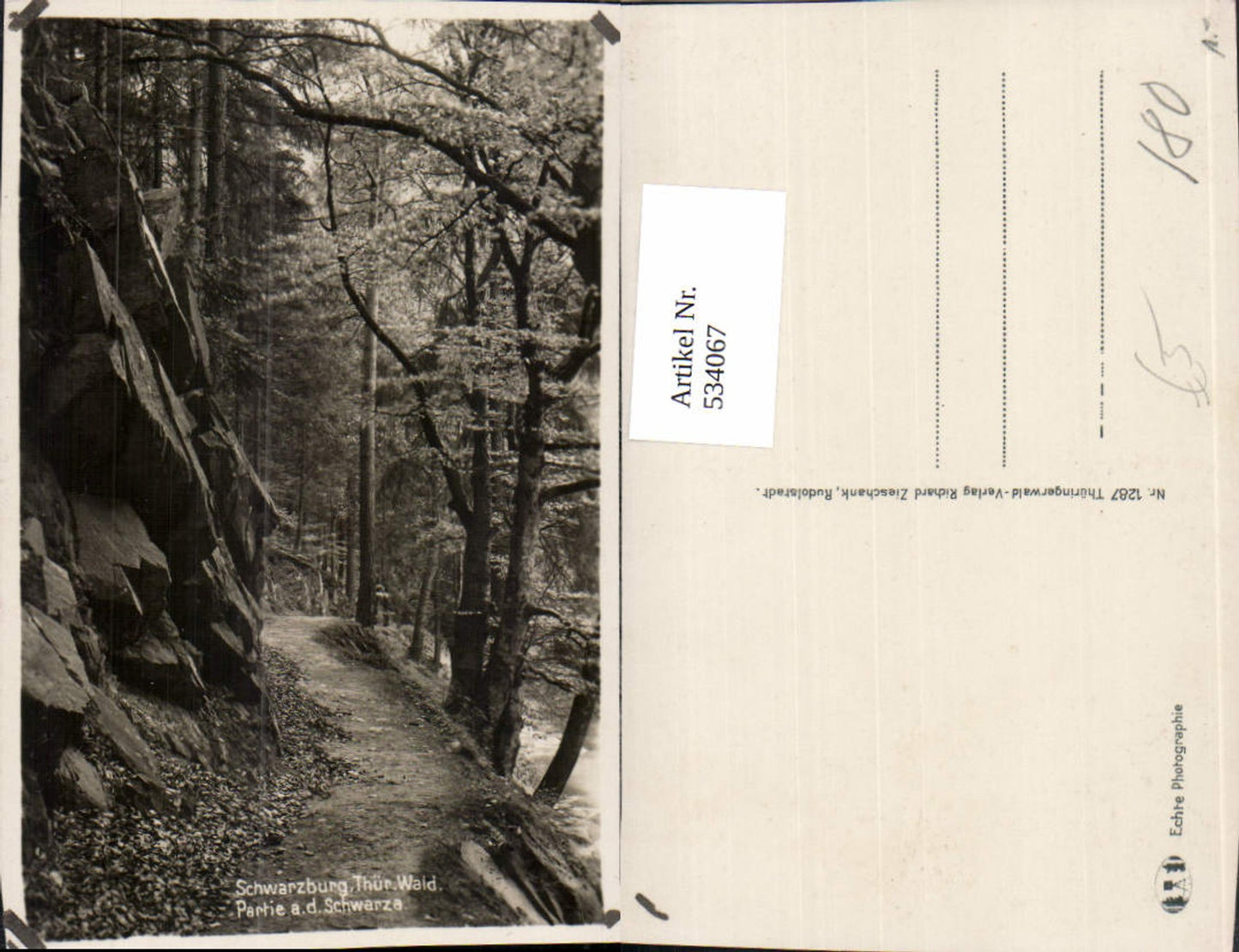 534067, Photo: Schwarzburg in the Thuringian Forest, part of the Schwarza River