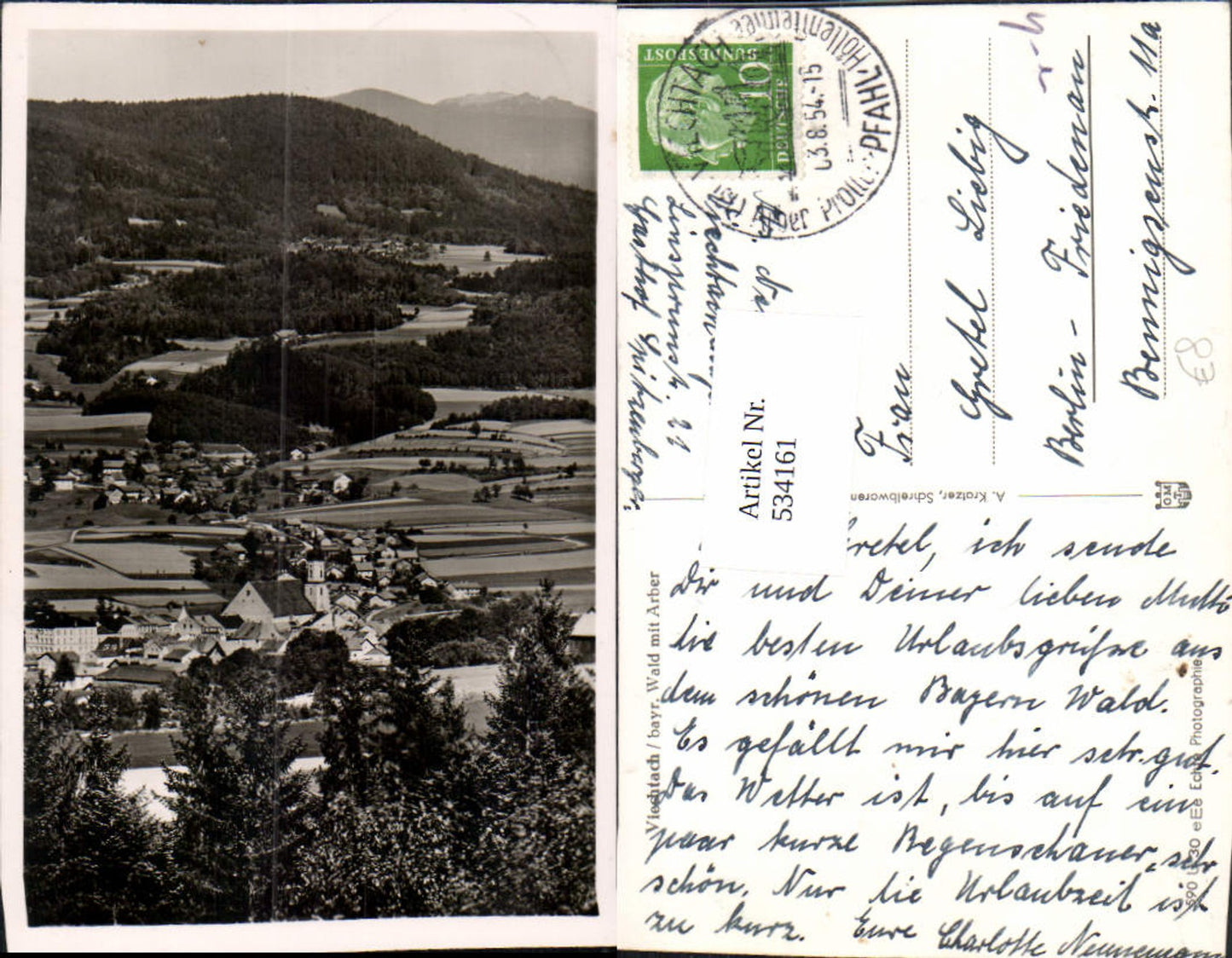534161, Viechtach, Bavarian Forest with Arber