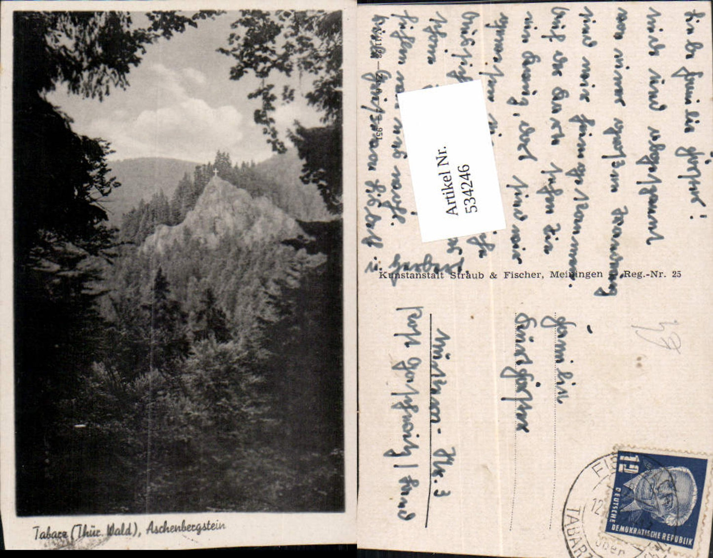 534246, Tabarz Bad Tabarz Thuringian Forest Aschenbergstein