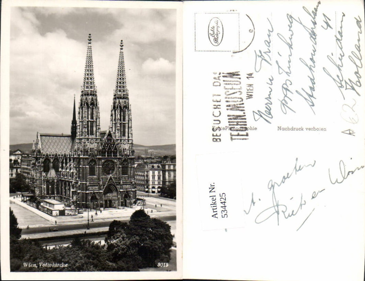 Alte Ansichtskarte – Old Postcard