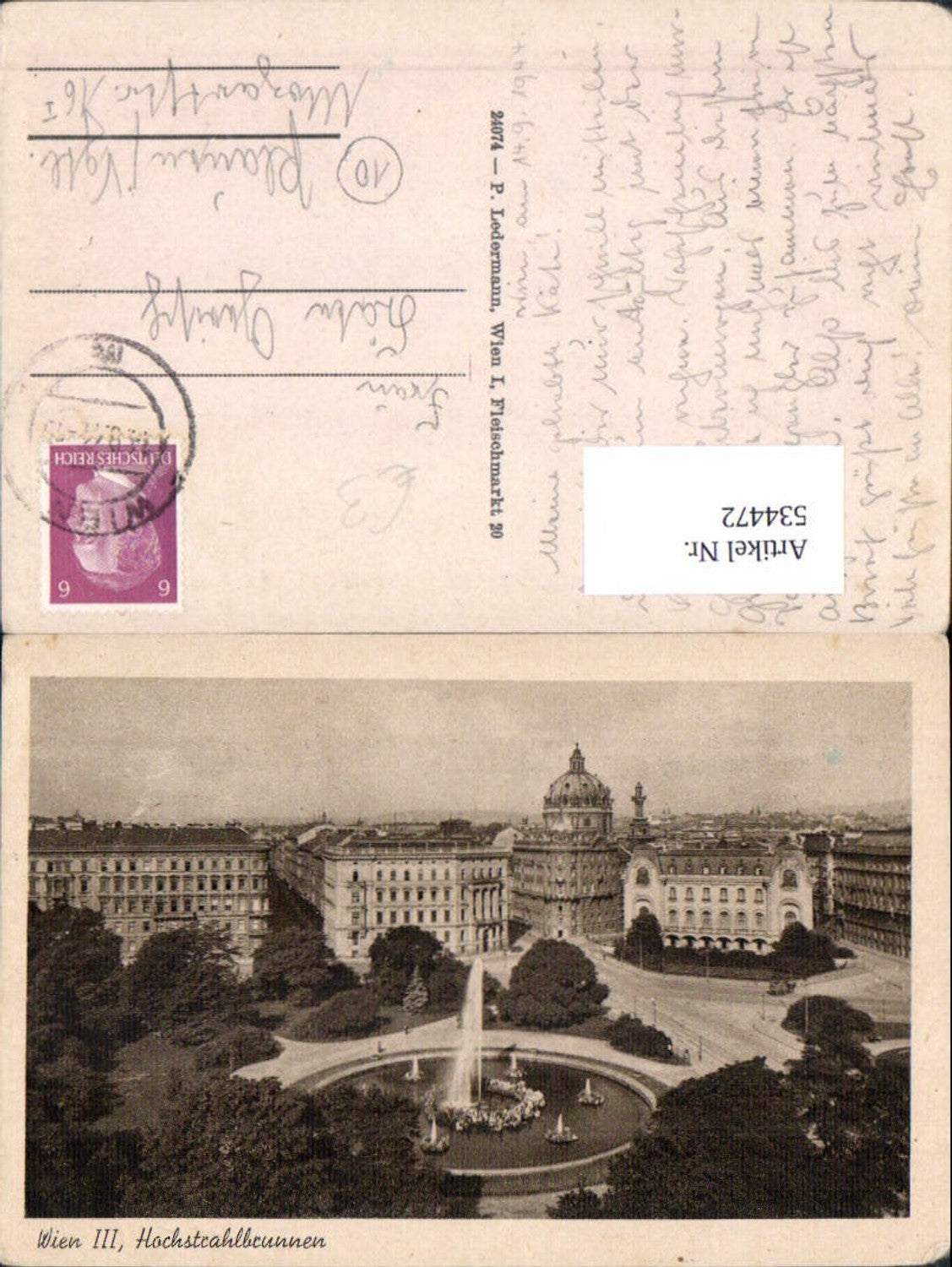 Alte Ansichtskarte – Old Postcard