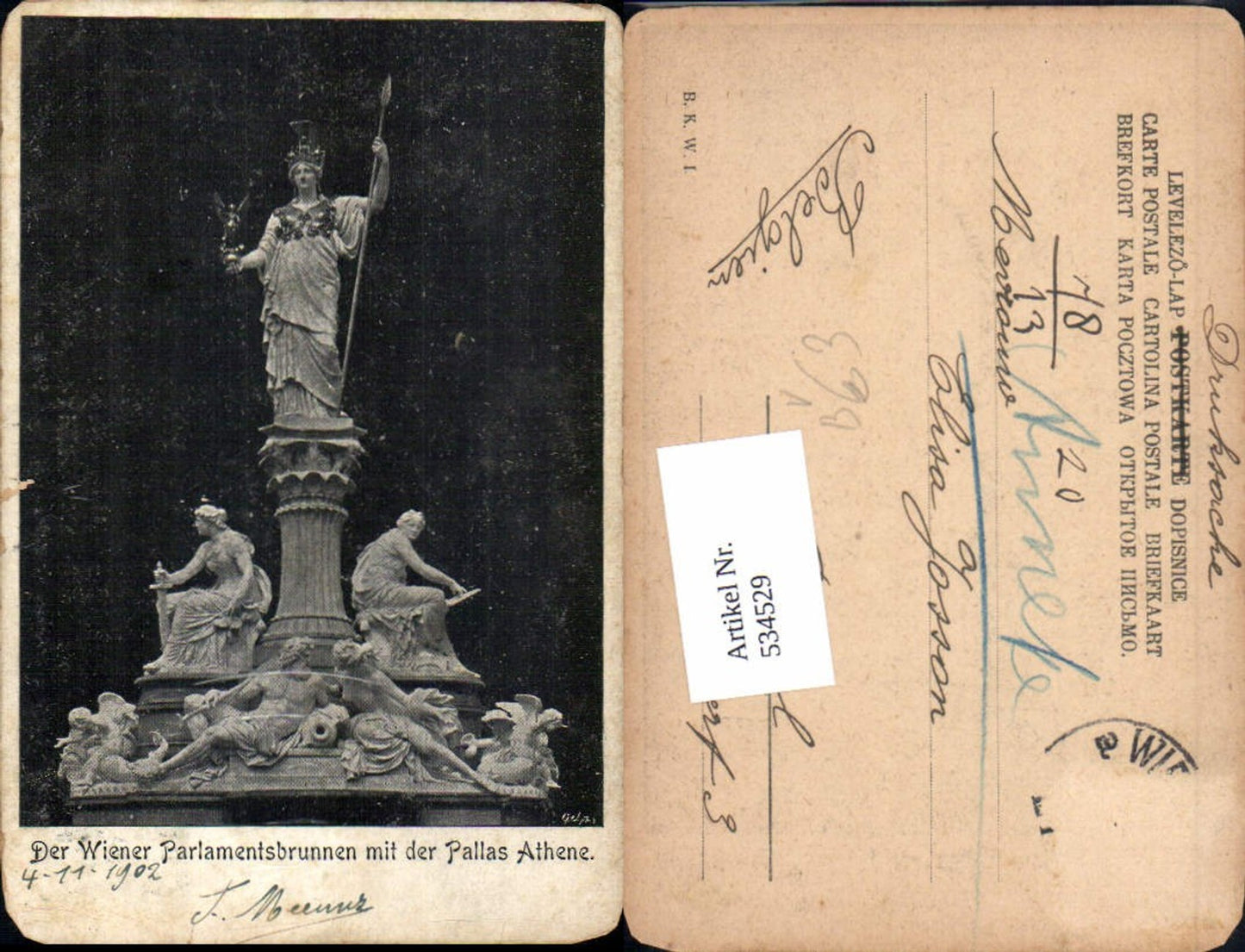 Alte Ansichtskarte – Old Postcard